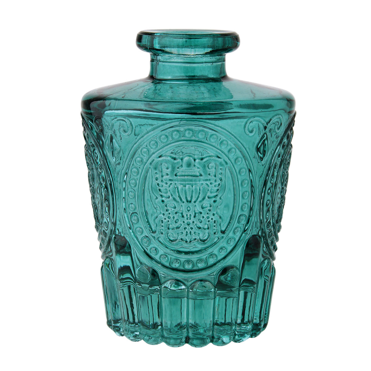 花瓶 プチフラワーベース グリーン ( 花ビン 花びん 花器 ベース フラワーベース フラワー 花 飾る 花入れ ガラス ガラス製 色ガラス おしゃれ 一輪挿し ) 【セットゥ】 セットゥ