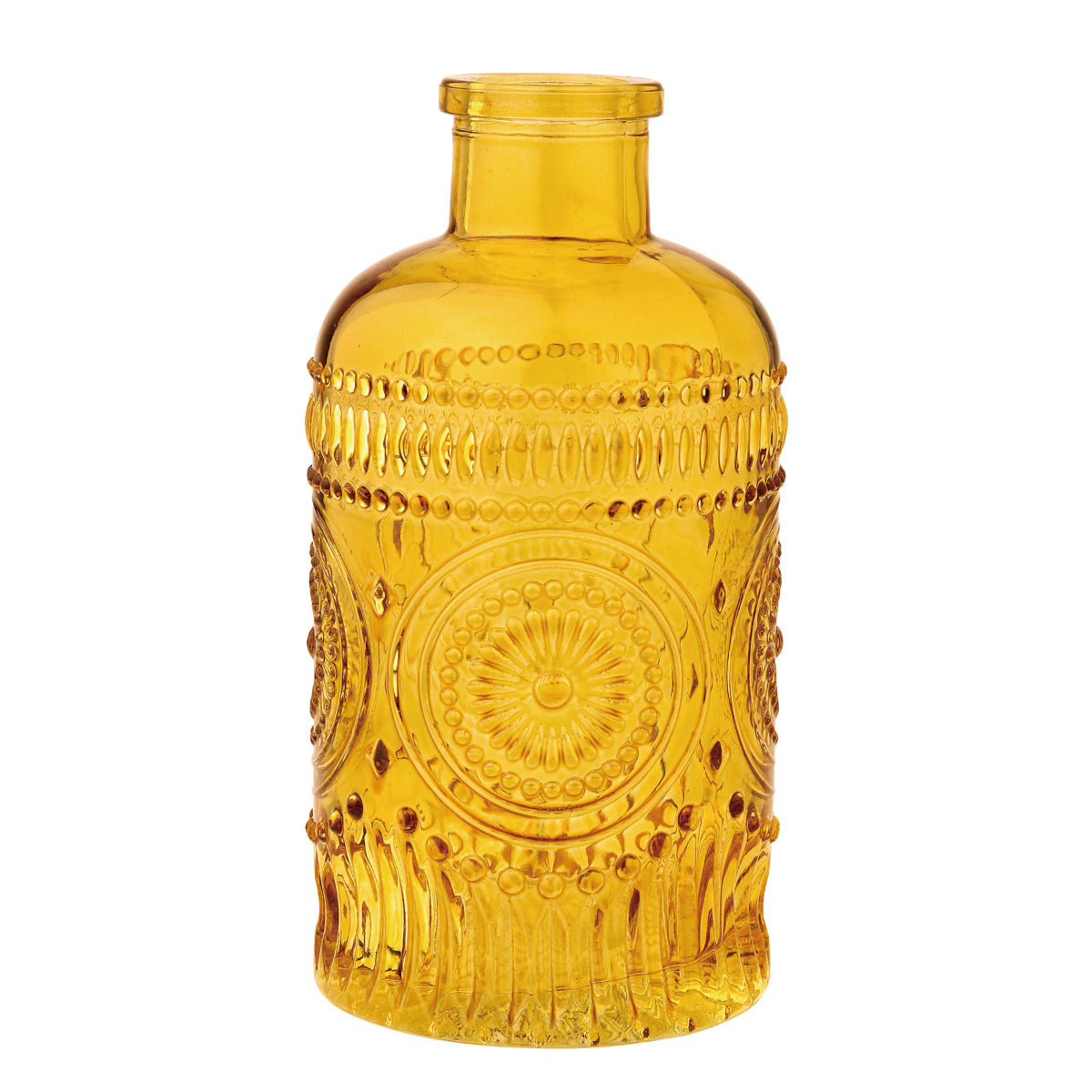 花瓶 プチフラワーベース アンバー ( 花ビン 花びん 花器 ベース フラワーベース フラワー 花 飾る 花入れ ガラス ガラス製 色ガラス おしゃれ 一輪挿し ) 【ドゥ】 ドゥ