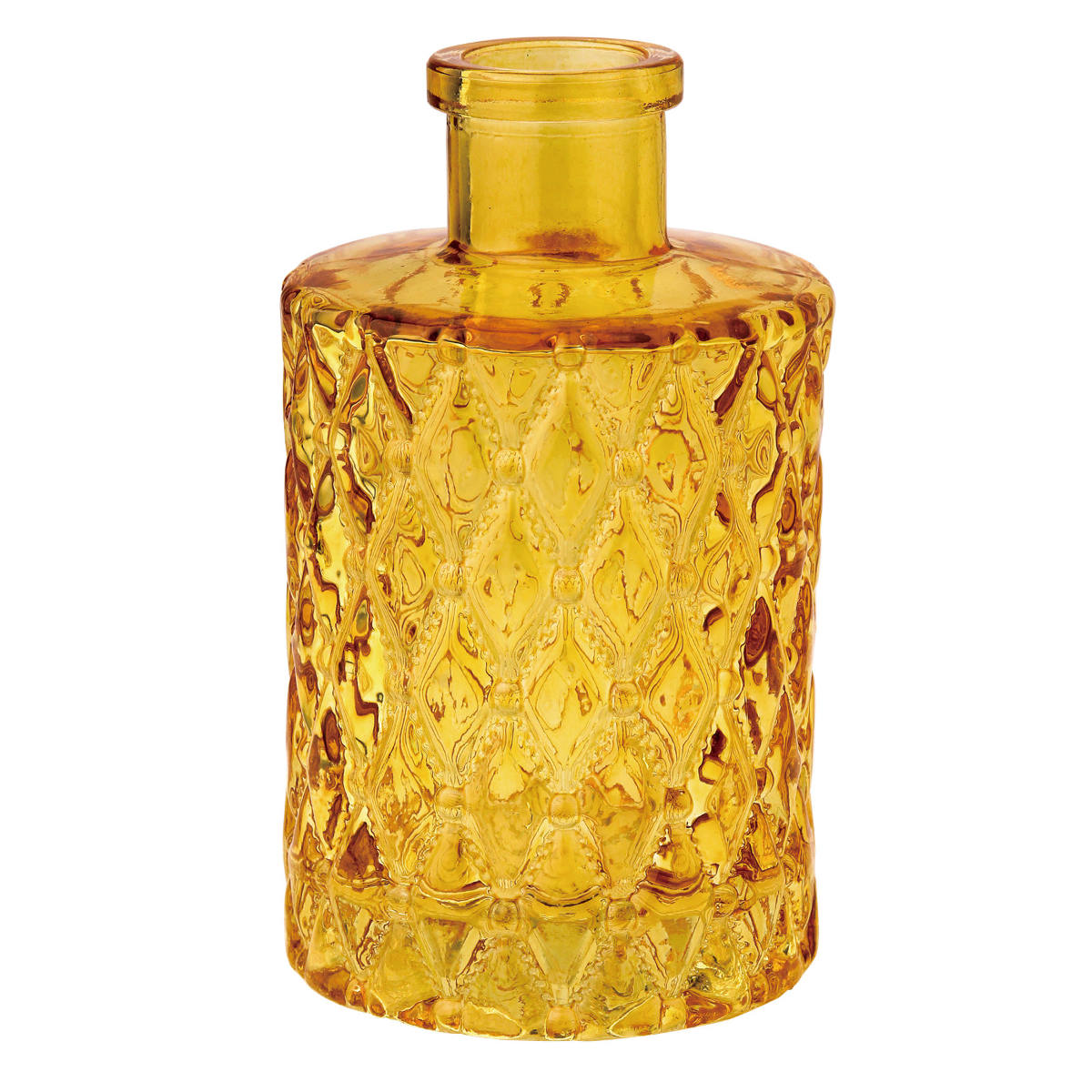 花瓶 プチフラワーベース アンバー ( 花ビン 花びん 花器 ベース フラワーベース フラワー 花 飾る 花入れ ガラス ガラス製 色ガラス おしゃれ 一輪挿し ) 【トロワ】 トロワ