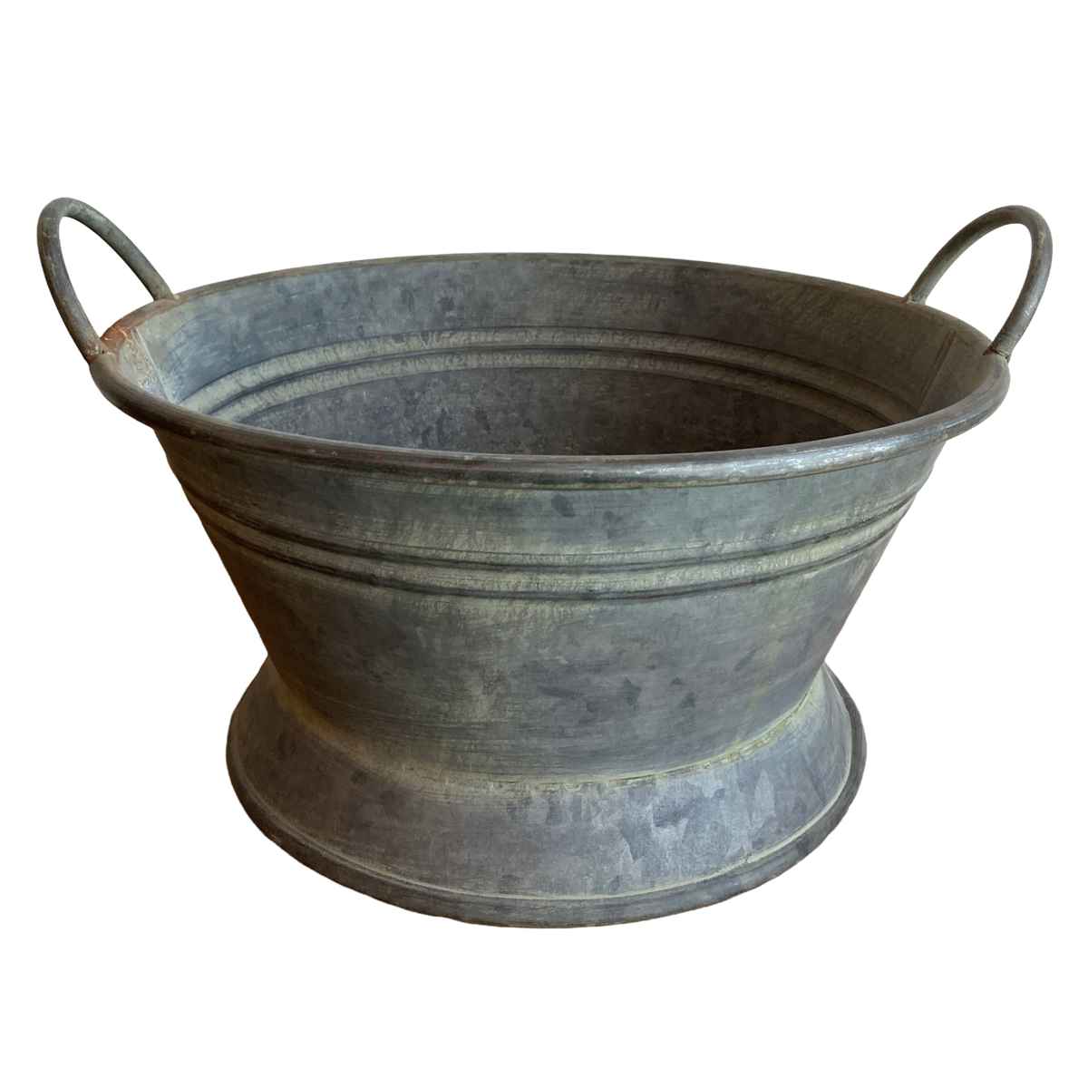 鉢 ブリキ ブリキハンドルバケツ S ( プランター プラントポット 植物用ポット 鉢カバー ブリキポット ブリキ鉢 植物 花 ドライフラワー 観葉植物 多肉植物 園芸 インテリア 収納 丸型 PVCポット付き )