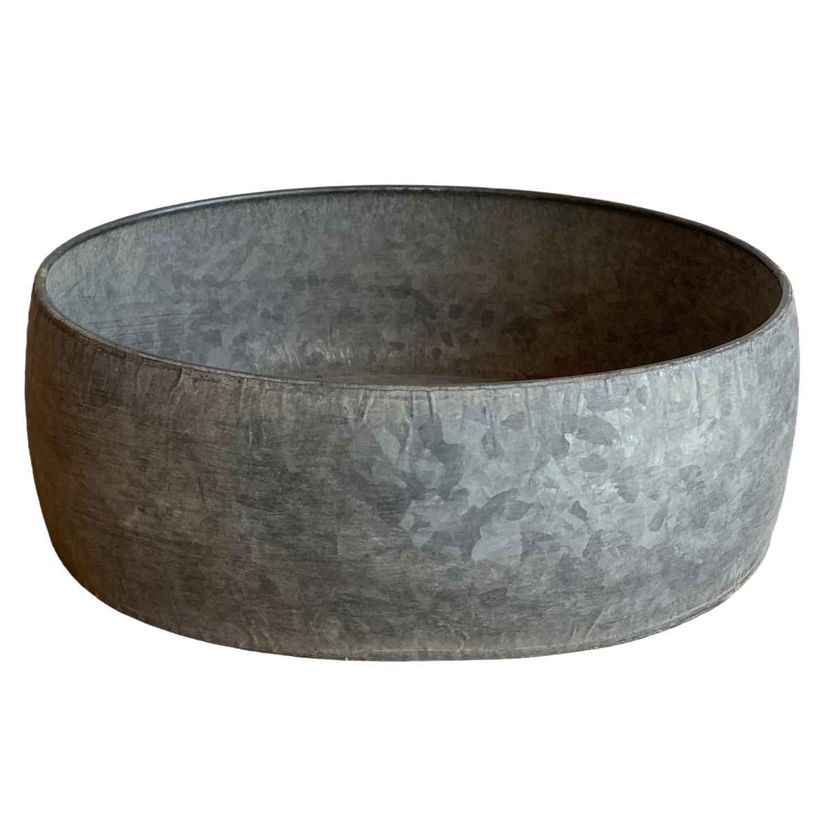 鉢 ブリキプランター オーバル L ( 植木鉢 プランター プラントポット 植物用ポット 鉢カバー ブリキ鉢 植物 花 ドライフラワー 観葉植物 多肉植物 園芸 インテリア ブリキ 楕円 底穴 )