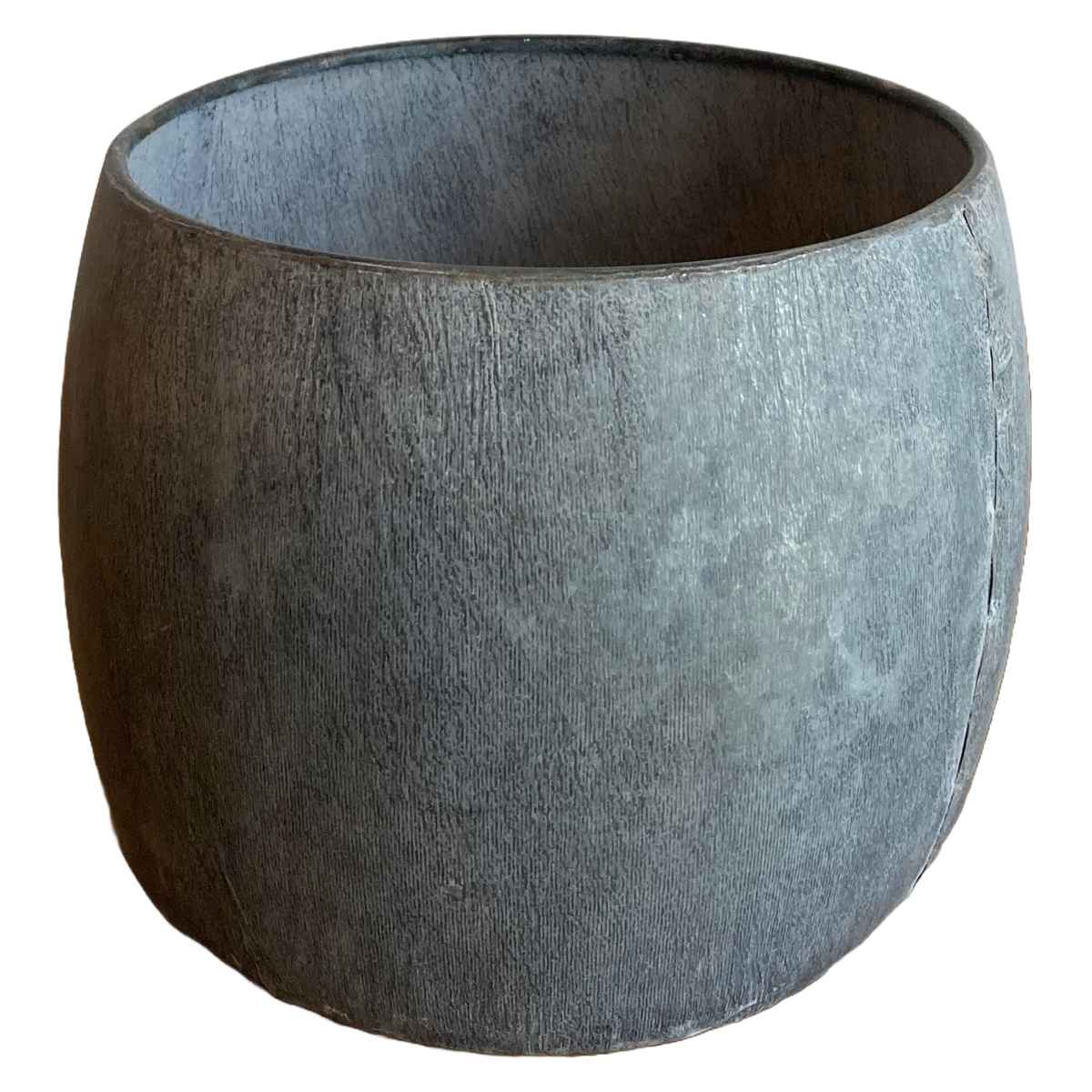 植木鉢 ブリキプランター ラウンド S ( プランター プラントポット 植物用ポット 鉢カバー ブリキポット ブリキ鉢 植物 花 ドライフラワー 観葉植物 多肉植物 園芸 インテリア 収納 丸型 PVCポット付き )
