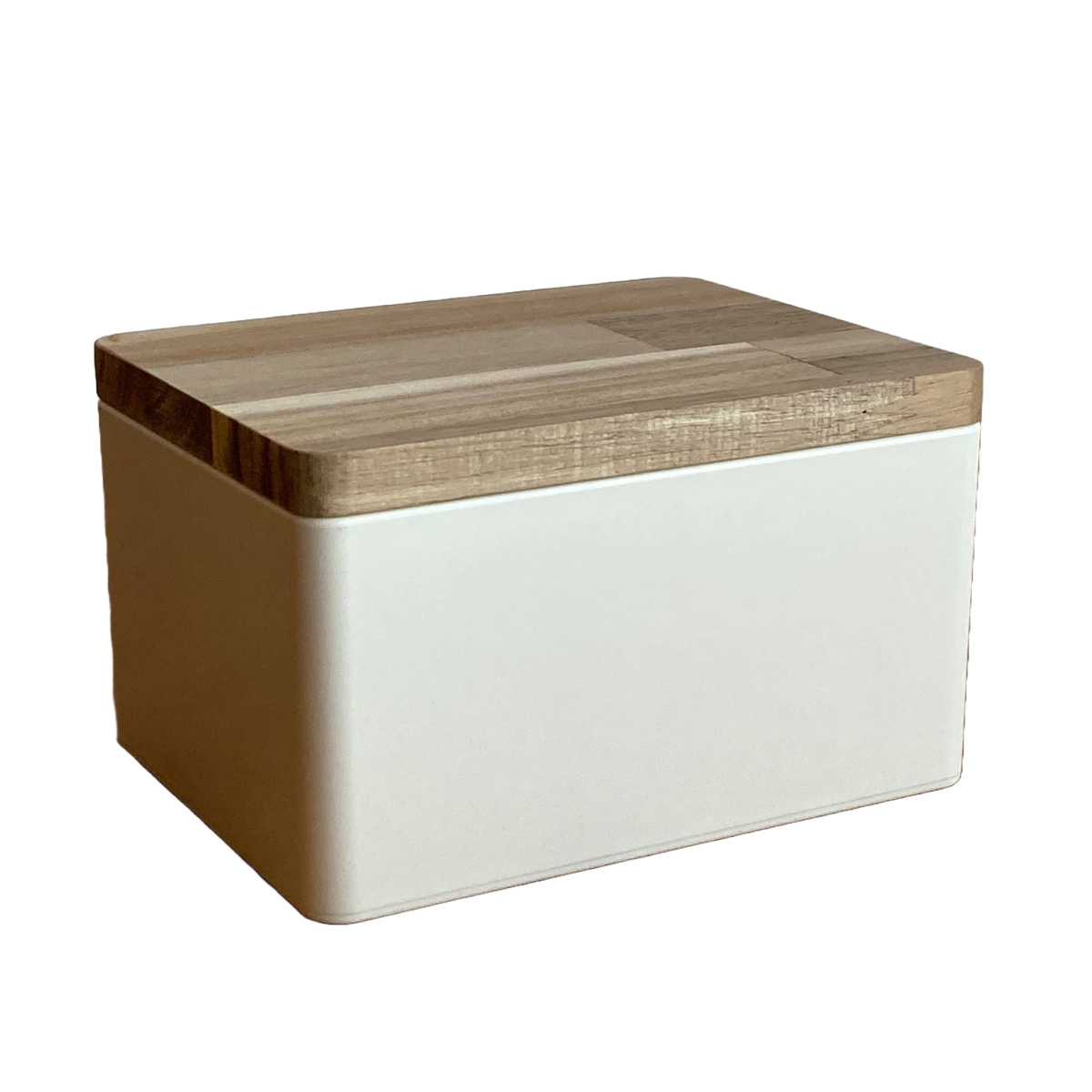 収納ボックス KITOHAKO ふた付き 小物入れ 幅15×奥行11×高さ8cm 日本製 ( 収納 ボックス ケース 小物収納 ふた フタ付き 蓋 木製 木 天然木 インテリア カラフル カラー 入れ物 保管 ストック 天然素材 プラスチック 樹脂 雑貨 ) 【ホワイト】 ホワイト