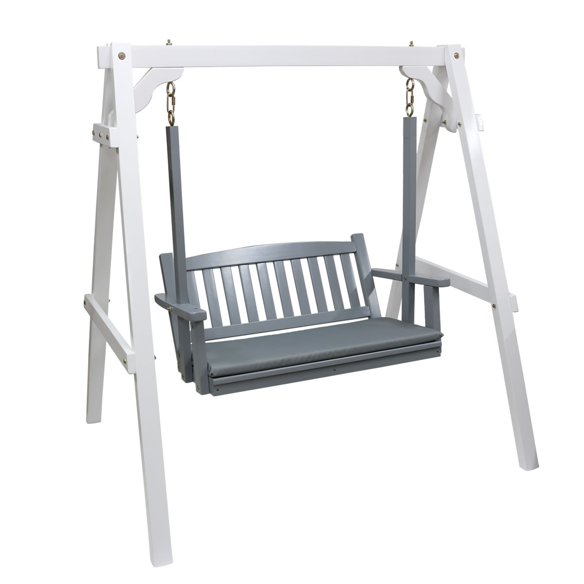 ベンチ 天然木製スウィングベンチ Elan エラン ( ブランコ 木製 屋外 スウィングチェア 家庭用ブランコ 庭 バルコニー 2人掛け 天然木 庭先 ガーデンファーニチャー 椅子 長椅子 ガーデン おしゃれ オブジェ 木 ウッド )