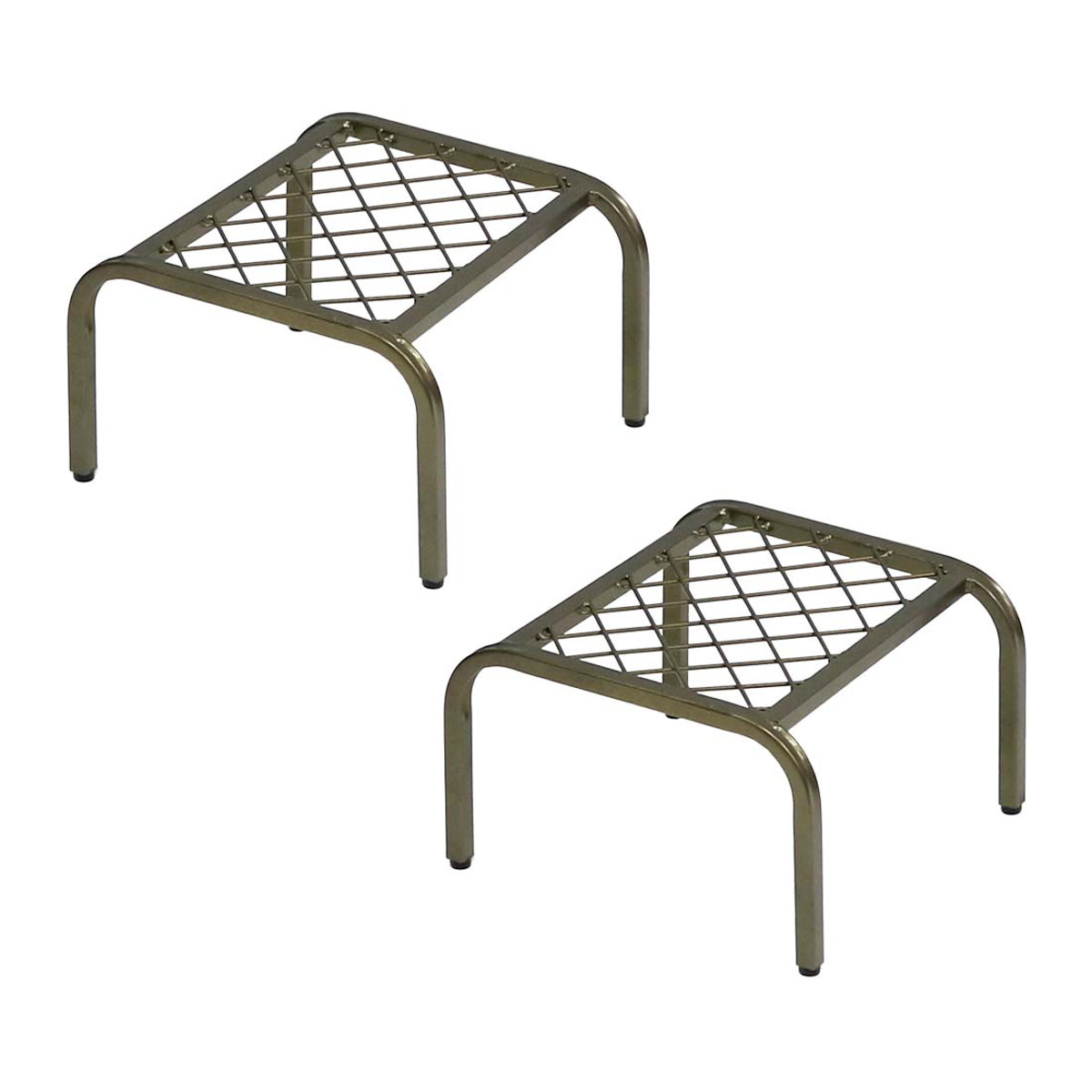 花台 アイアン プランタースタンド TWILL ツイル ローサイズ 同色2個組 ( プランター台 フラワーラック 飾り台 プランターラック フラワー スタンド 室内 飾る 台 脚付き 置く 植物 観葉植物 花 園芸 アイアンフレーム 2個セット ) 【ゴールド】 ゴールド