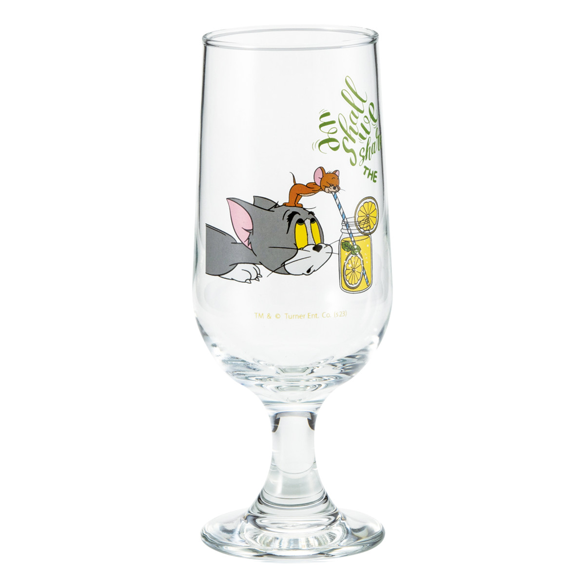 グラス 270ml ソーダグラス トム&ジェリー ( 日本製 ガラス トム ジェリー キャラクター コップ タンブラー かわいい カフェ風 レモネード クリームソーダ ) 【レモネード】 レモネード