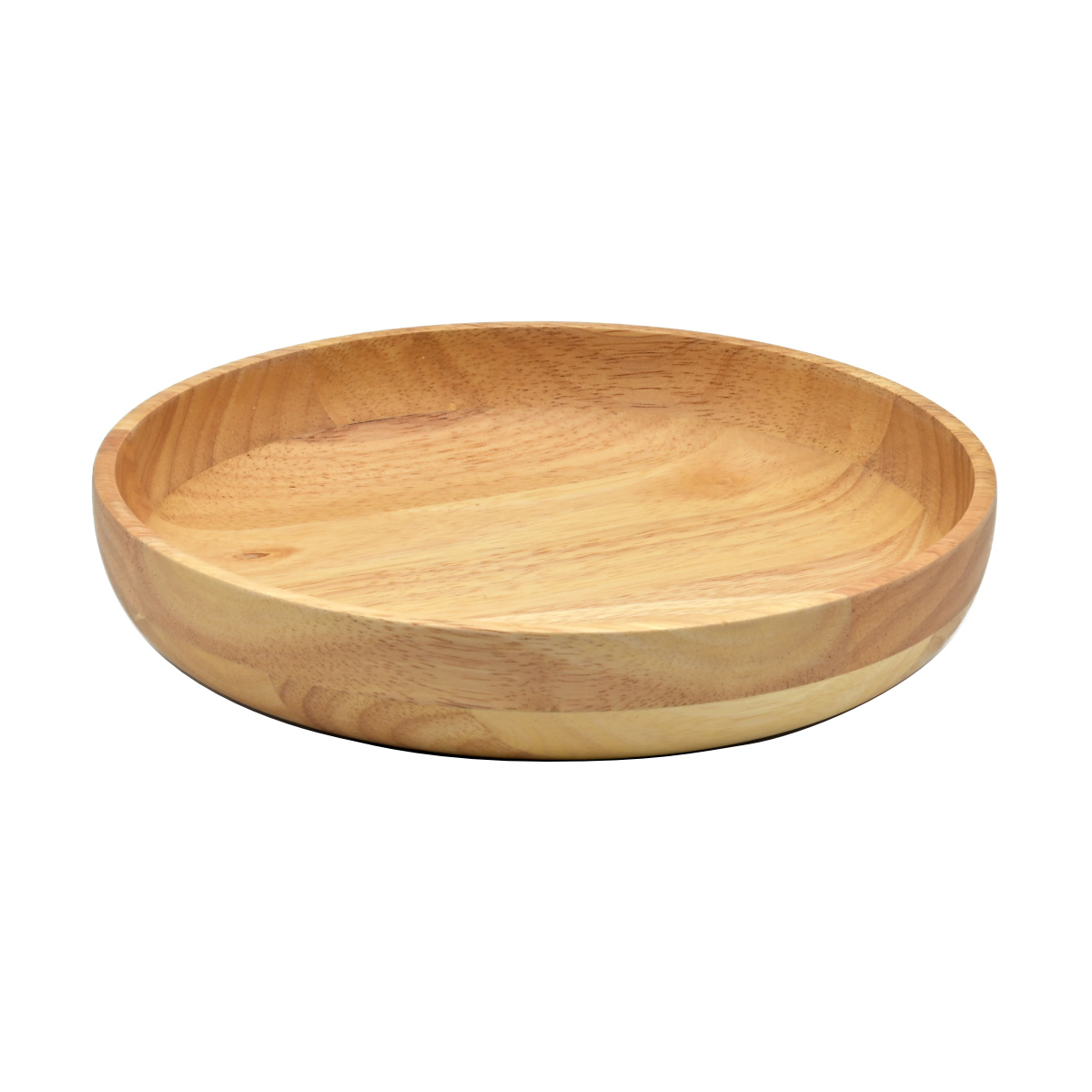 ボウル 浅型 ウッドボウル 22.5cm ナチュラル ( 木製 鉢 器 うつわ 深皿 カレー皿 パスタ皿 おしゃれ かわいい 北欧 北欧風 軽い 割れにくい カレー パスタ ワンプレート )