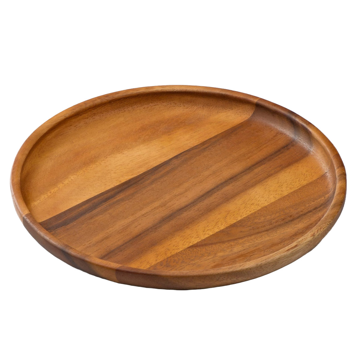 プレート アカシア ラウンド 24cm ( 木製 皿 お皿 丸 丸型 木製プレート 木製皿 おしゃれ かわいい 北欧 北欧風 軽い 割れにくい ワンプレート 盛皿 )