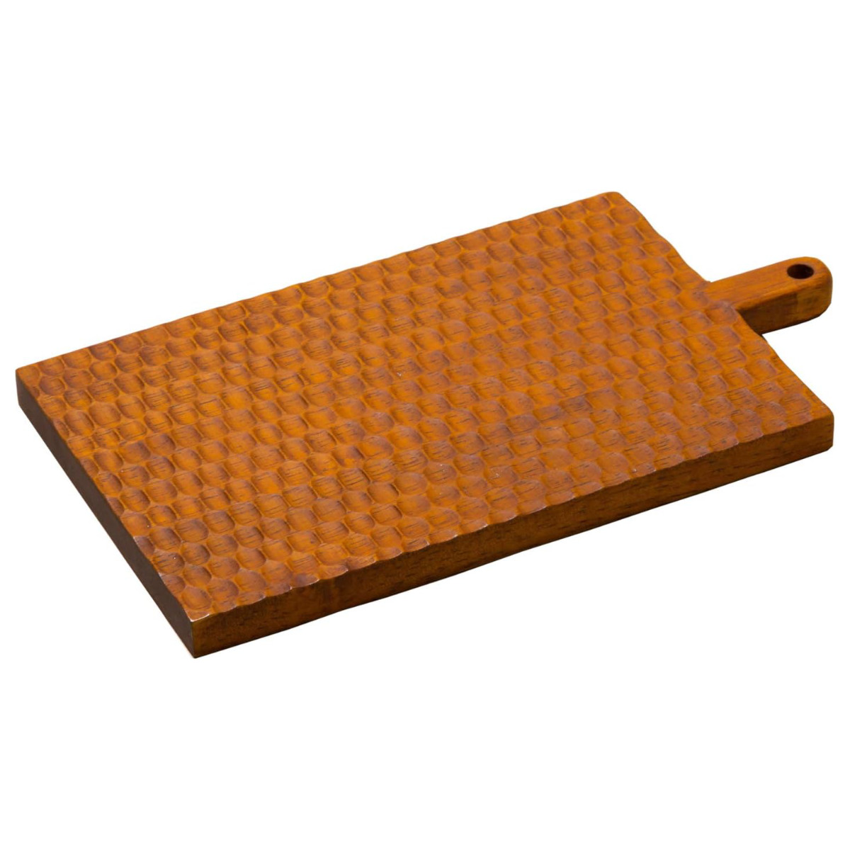 プレート ハニカムボード 長角 S 27cm ( 木製 ラバーウッド サービングボート カッティングボード ボード おしゃれ 北欧 北欧風 ディスプレイ 飾る ティータイム 割れにくい カフェ )