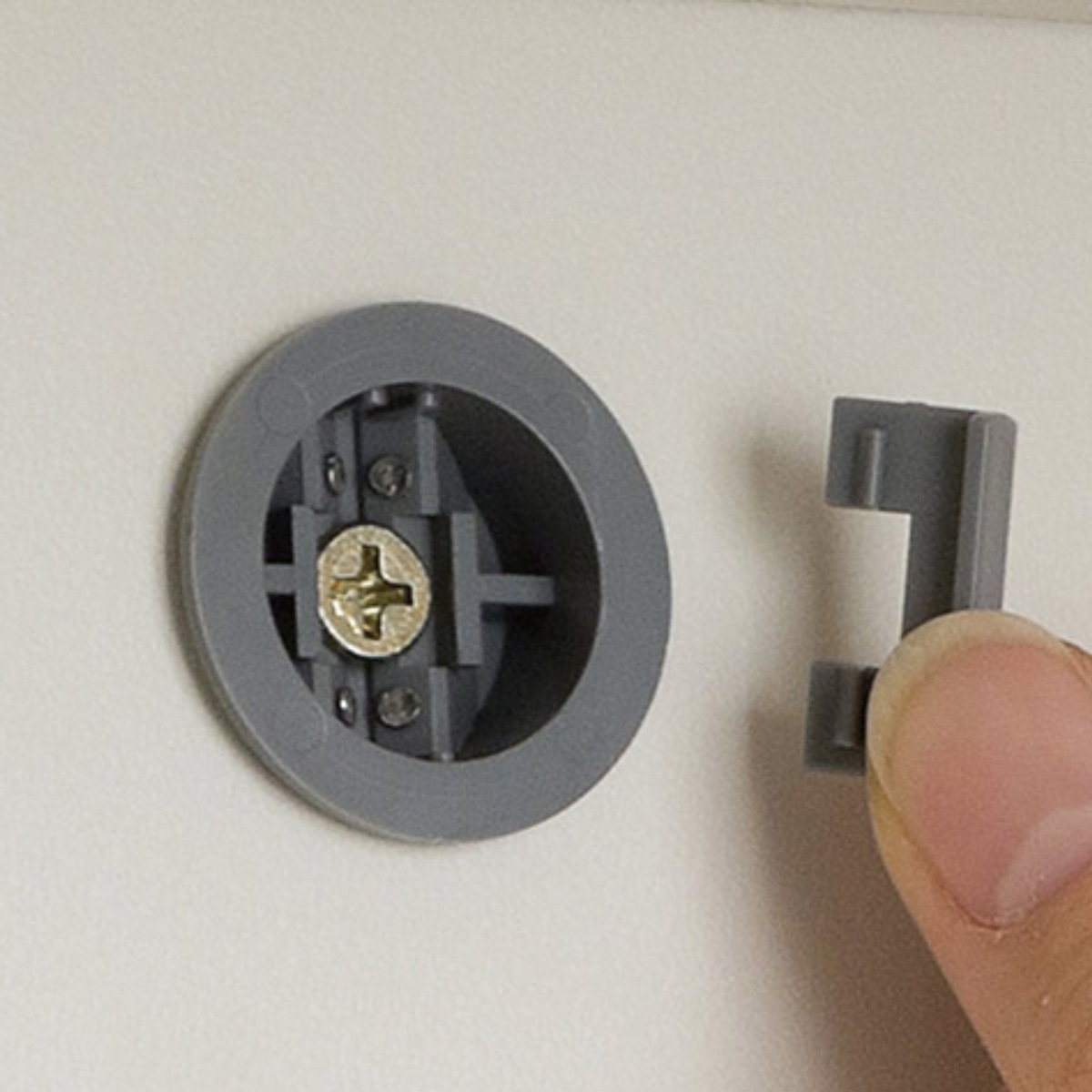 オーダー窓下収納 壁面固定用穴加工 60・90cm用 扉タイプ専用 ( 加工オプション 加工 穴加工 オーダー セミオーダー オーダーメイド 収納ラック カウンター下収納 )