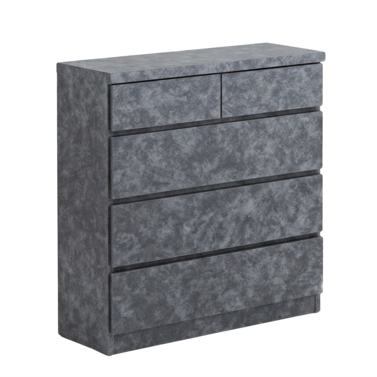 チェスト 幅75cm 4段 スリム 日本製 完成品 ( 4段チェスト たんす タンス リビングチェスト 収納 引き出し スリム 奥行30cm 薄型 木製チェスト 木製 木目 シンプル 北欧 幅75 75cm ) 【ブラック】 ブラック