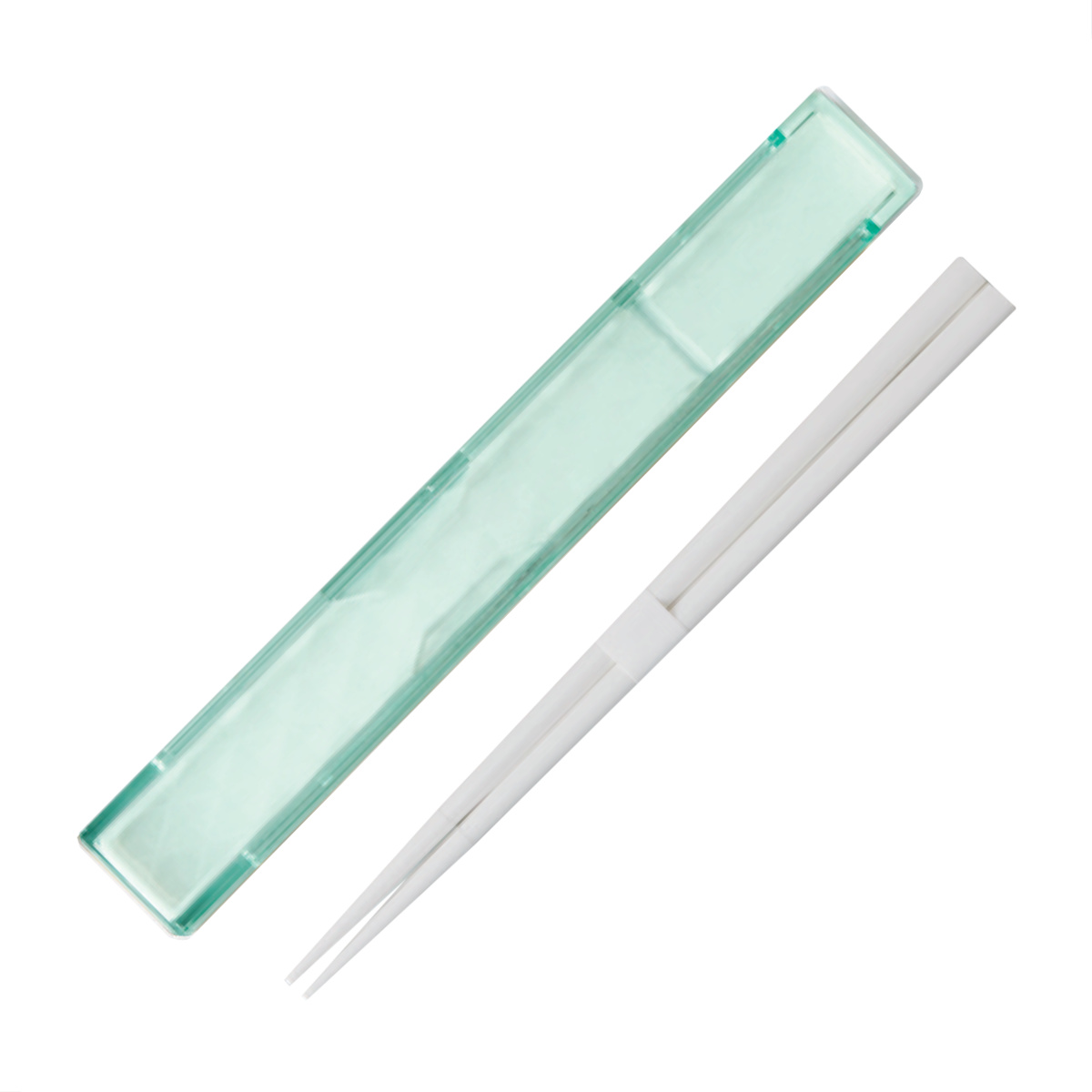 ジュエリアント 箸・箸箱セット TAKENAKA ( 18cm 箸 箸&箸箱セット 箸箱セット お箸 おしゃれ 日本製 はし 弁当 お弁当 スライド式 折れ曲げ式 持ち運び お弁当用 携帯用 ) 【グリーン】 グリーン