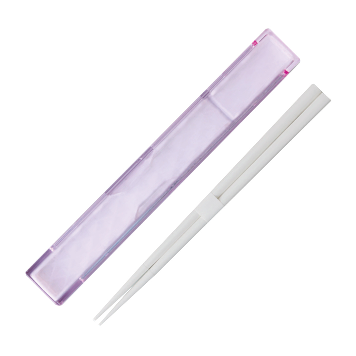 ジュエリアント 箸・箸箱セット TAKENAKA ( 18cm 箸 箸&箸箱セット 箸箱セット お箸 おしゃれ 日本製 はし 弁当 お弁当 スライド式 折れ曲げ式 持ち運び お弁当用 携帯用 ) 【パープル】 パープル