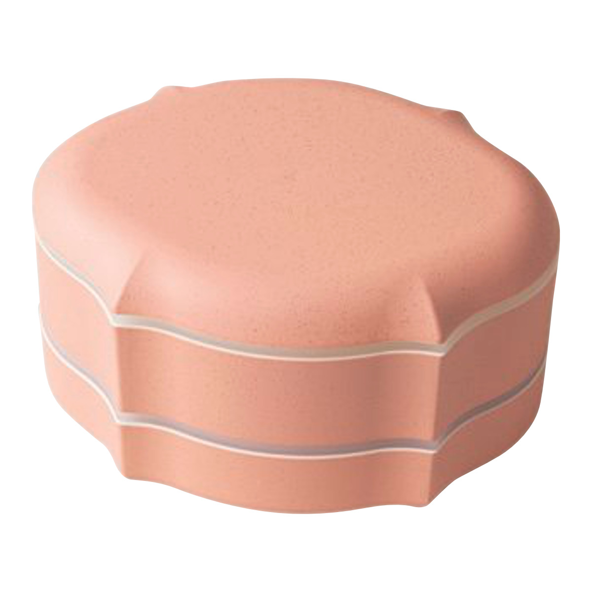 弁当箱 460ml 2段 フレモ ランチボックス TAKENAKA ( お弁当箱 食洗機対応 レンジ対応 おしゃれ 女子 大人 日本製 食洗機OK レンジOK お弁当 弁当 一段 二段 1段 ランチバンド付き 女性 かわいい ) 【ピンク】 ピンク