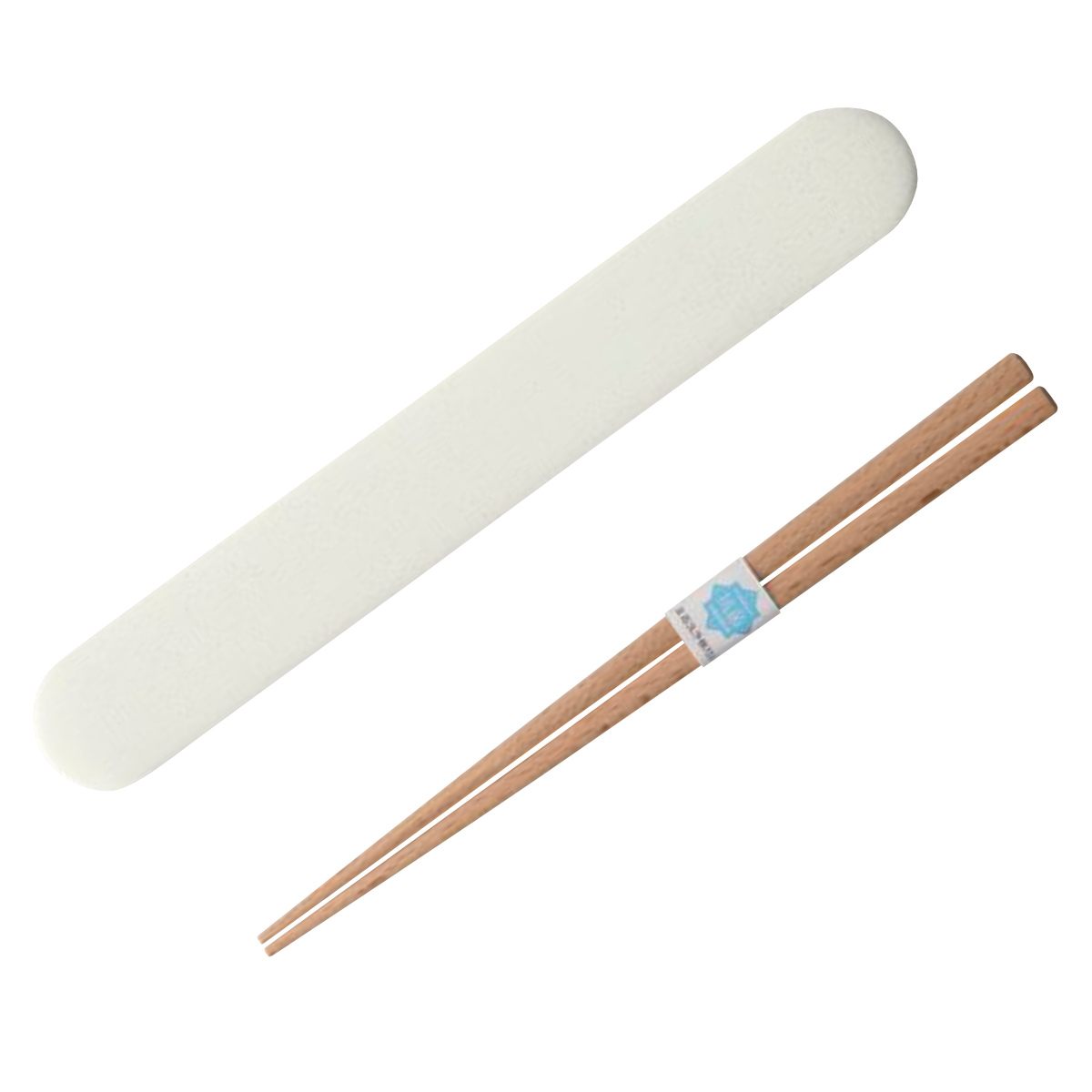 フレモ 箸・箸箱セット TAKENAKA ( お箸 箸箱 18センチ スライド式 カトラリー 女子 男子 大人 おしゃれ 食洗機対応 お弁当用 給食 抗菌 お弁当 弁当 女性 男性 日本製 かわいい ) 【ホワイト】 ホワイト