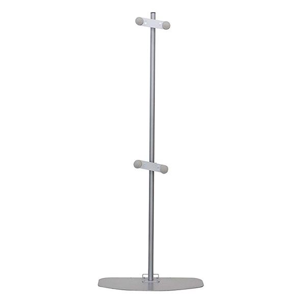 ロードバイクスタンド 自転車 スタンド ディスプレイスタンド 2台 日本製 ( ロードバイク 2台用 自転車スタンド ディスプレイ タワー おしゃれ シンプル チャリ バイクスタンド 室内用 クロスバイク ) 【 グリントシルバー 】 グリントシルバー