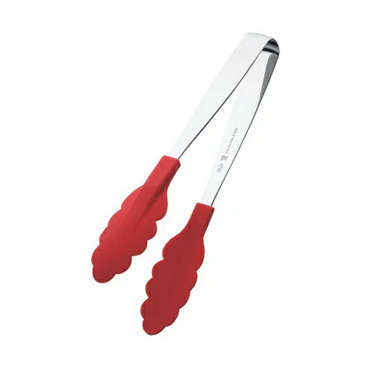 トング 18cm ナイロン製 耐熱 抗菌 カラートング ( ナイロントング ミニ 食洗機対応 日本製 キッチントング 調理トング 取り分けトング 小さめ 卓上 盛り付けトング 取り分け 盛り付け サラダ キッチン小物 キッチンツール ) 【レッド】 レッド