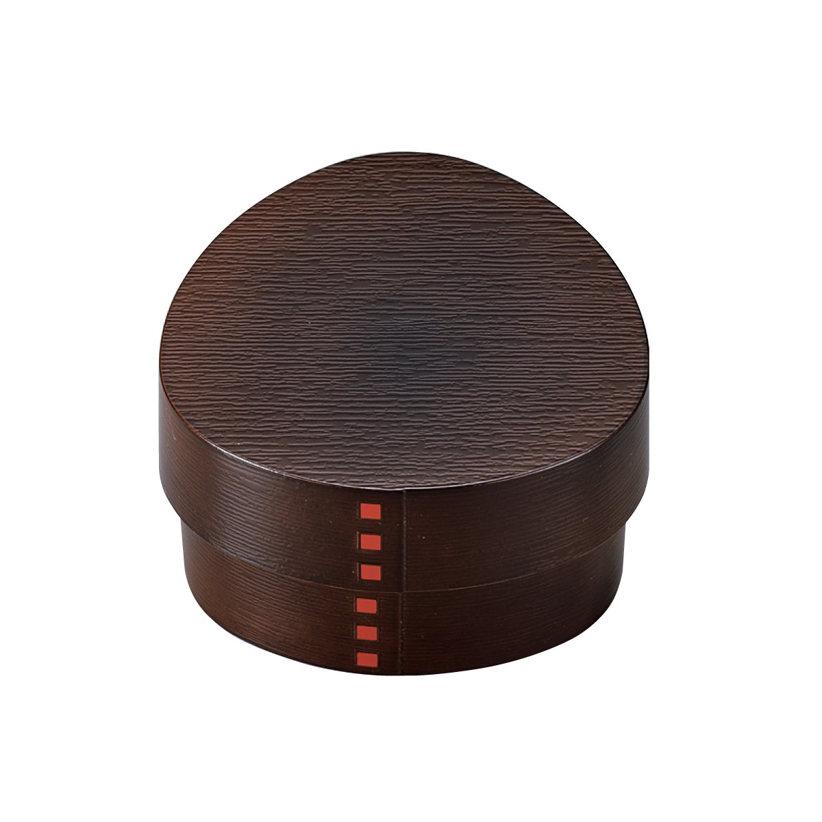 おにぎりケース わっぱおにぎりケース 抗菌 ( おむすびケース 弁当箱 おにぎり おむすび ケース 三角 和風 日本製 お弁当箱 おにぎり用 おむすび用 デザートケース フルーツケース お弁当 弁当 ) 【ダークブラウン】 ダークブラウン