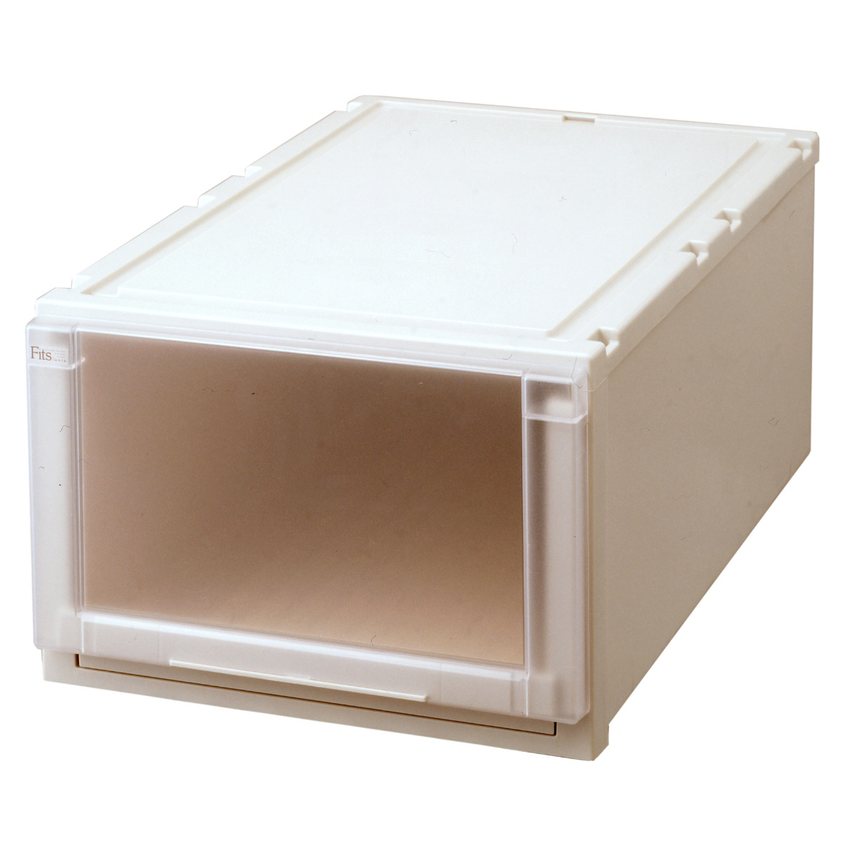 収納ケース 幅44×奥行74×高さ30cm Fits フィッツケース アドバンス 74-44L 押入れ ( フィッツ 収納 プラスチック 衣装ケース 収納ボックス 日本製 引出し 天馬 押入れ収納 クローゼット 積み重ね 押し入れ ) 【カプチーノ】 カプチーノ