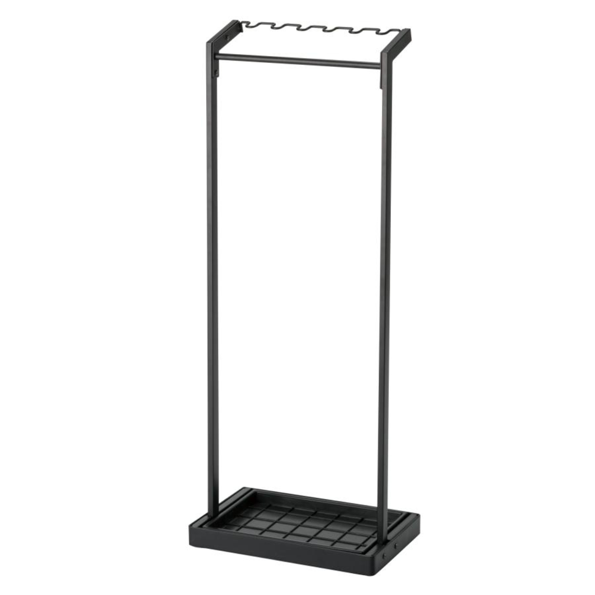 傘立て 14本用 傘かけ 折りたたみ傘対応 ( 法人限定 傘たて スリム 業務用 玄関収納 傘 かける スチール製 折り畳み傘 長傘 収納 アンブレラ スタンド 省スペース シンプル 黒 ブラック おしゃれ )