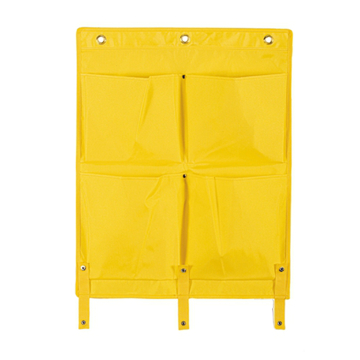 ポケット 収納 BMダストカー 専用ポケットE 小 ( 法人限定 BMダストカー専用 ポケット4個 対応パーツ 部品 パーツ 本体別売 布製 業務用 掃除用具 小物収納 道具入れ ツール ) 【イエロー】 イエロー