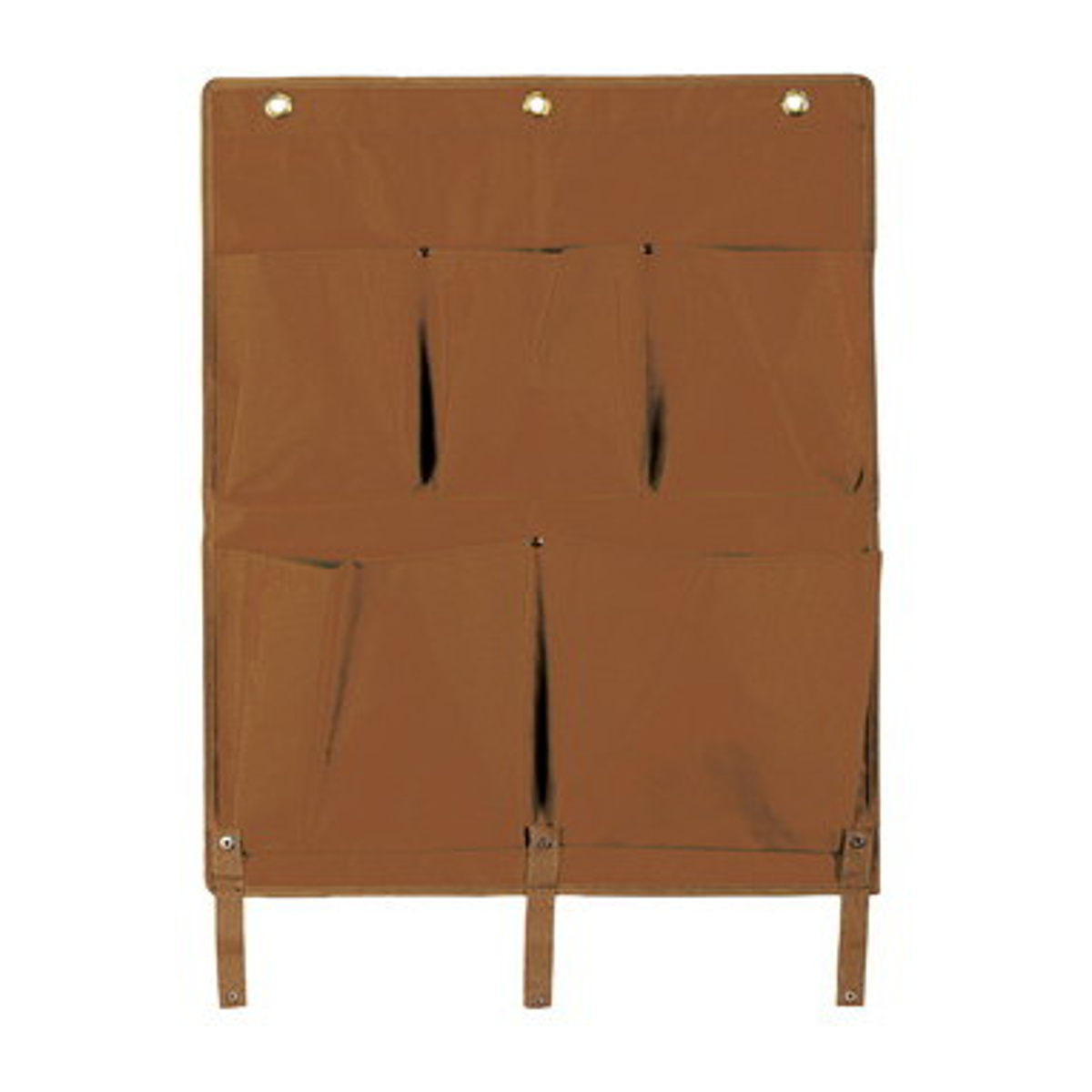 ポケット 収納 BMダストカー 専用ポケットE 大 ( 法人限定 BMダストカー専用 ポケット5個 対応パーツ 部品 パーツ 本体別売 布製 業務用 掃除用具 小物収納 道具入れ ツール ) 【ブラウン】 ブラウン