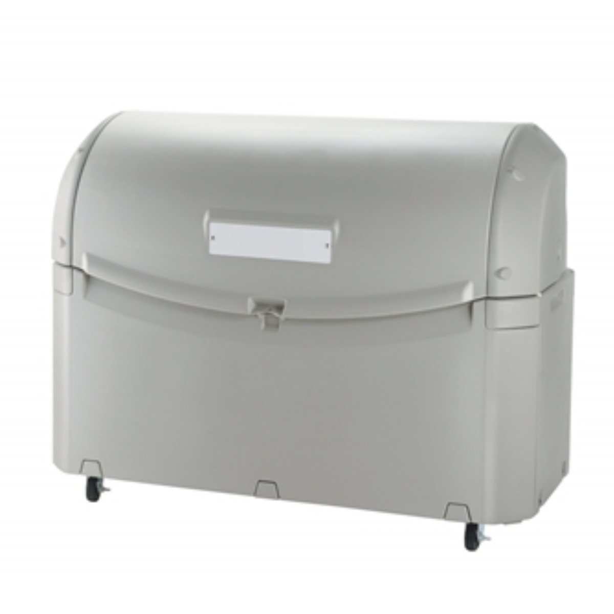 ゴミ箱 約800L ワイドペールST 800 キャスター付き ( 法人限定 ごみ箱 800リットル スライド蓋 カギ穴付き 排水口付き ストッパー付きキャスター 屋外収納 コンテナ 収納庫 ゴミ置き場 物置 保管庫 倉庫 鍵別売り )