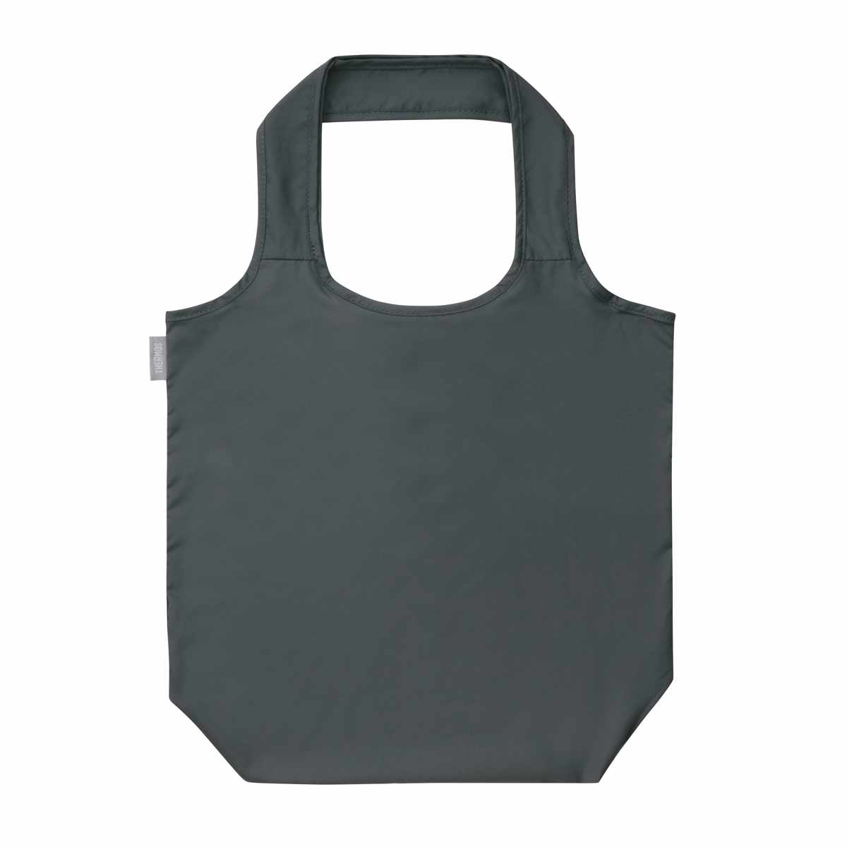 サーモス エコバッグ たたまず丸めるエコバッグ 18L ( THERMOS マイバッグ 大容量 トートバッグ エコバック 洗える お買い物袋 手提げ マチ付き 軽量 コンパクト レジ袋 スーパー コンビニ 買い物袋 レジバッグ 丸める 簡単 ) 【ダークグレー】 ダークグレー