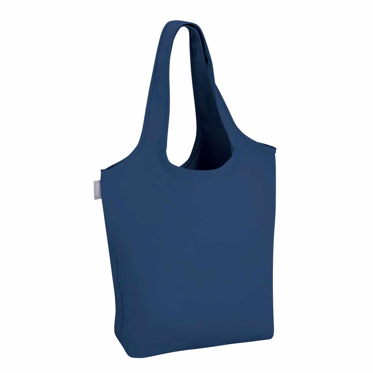 サーモス エコバッグ たたまず丸めるエコバッグ 18L ( THERMOS マイバッグ 大容量 トートバッグ エコバック 洗える お買い物袋 手提げ マチ付き 軽量 コンパクト レジ袋 スーパー コンビニ 買い物袋 レジバッグ 丸める 簡単 ) 【ネイビー】 ネイビー