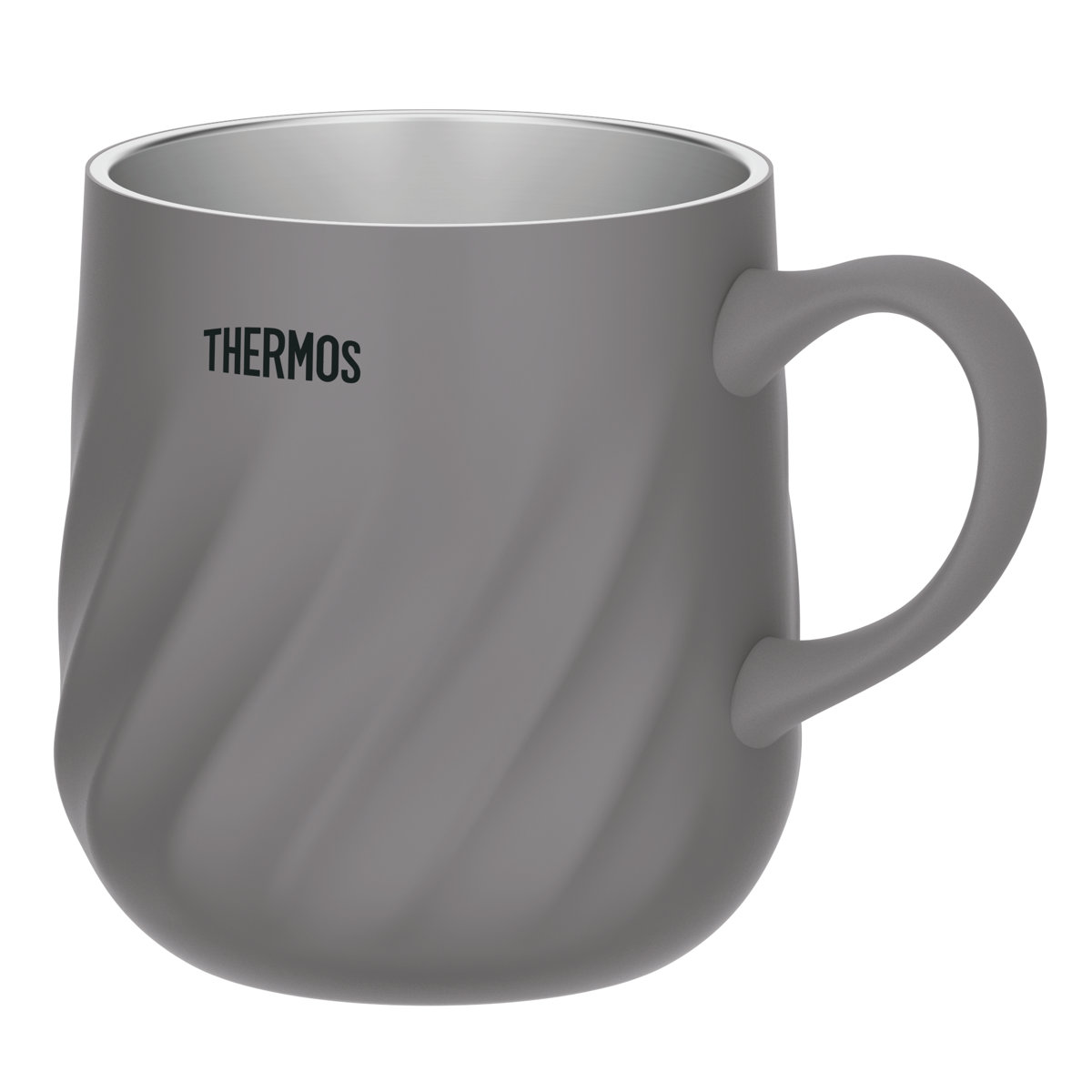 サーモス マグカップ 350ml 真空断熱 ( THERMOS ステンレス コップ マグ 保温 保冷 食洗機対応 おしゃれ かわいい 保温マグカップ 保冷マグカップ ホット アイス 魔法びん構造 ) 【ダークグレー】 ダークグレー