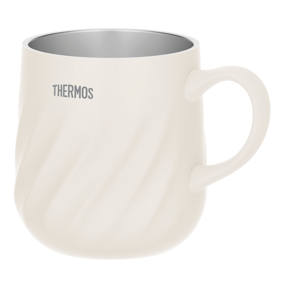 サーモス マグカップ 350ml 真空断熱 ( THERMOS ステンレス コップ マグ 保温 保冷 食洗機対応 おしゃれ かわいい 保温マグカップ 保冷マグカップ ホット アイス 魔法びん構造 ) 【アイボリー】 アイボリー
