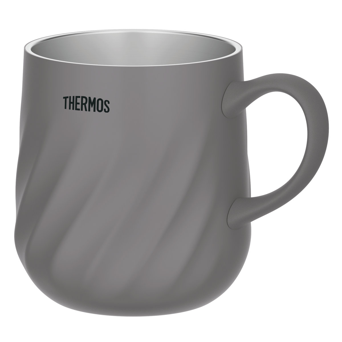 サーモス マグカップ 450ml 真空断熱 ( THERMOS ステンレス コップ マグ 保温 保冷 食洗機対応 おしゃれ かわいい 保温マグカップ 保冷マグカップ ホット アイス 魔法びん構造 ) 【ダークグレー】 ダークグレー