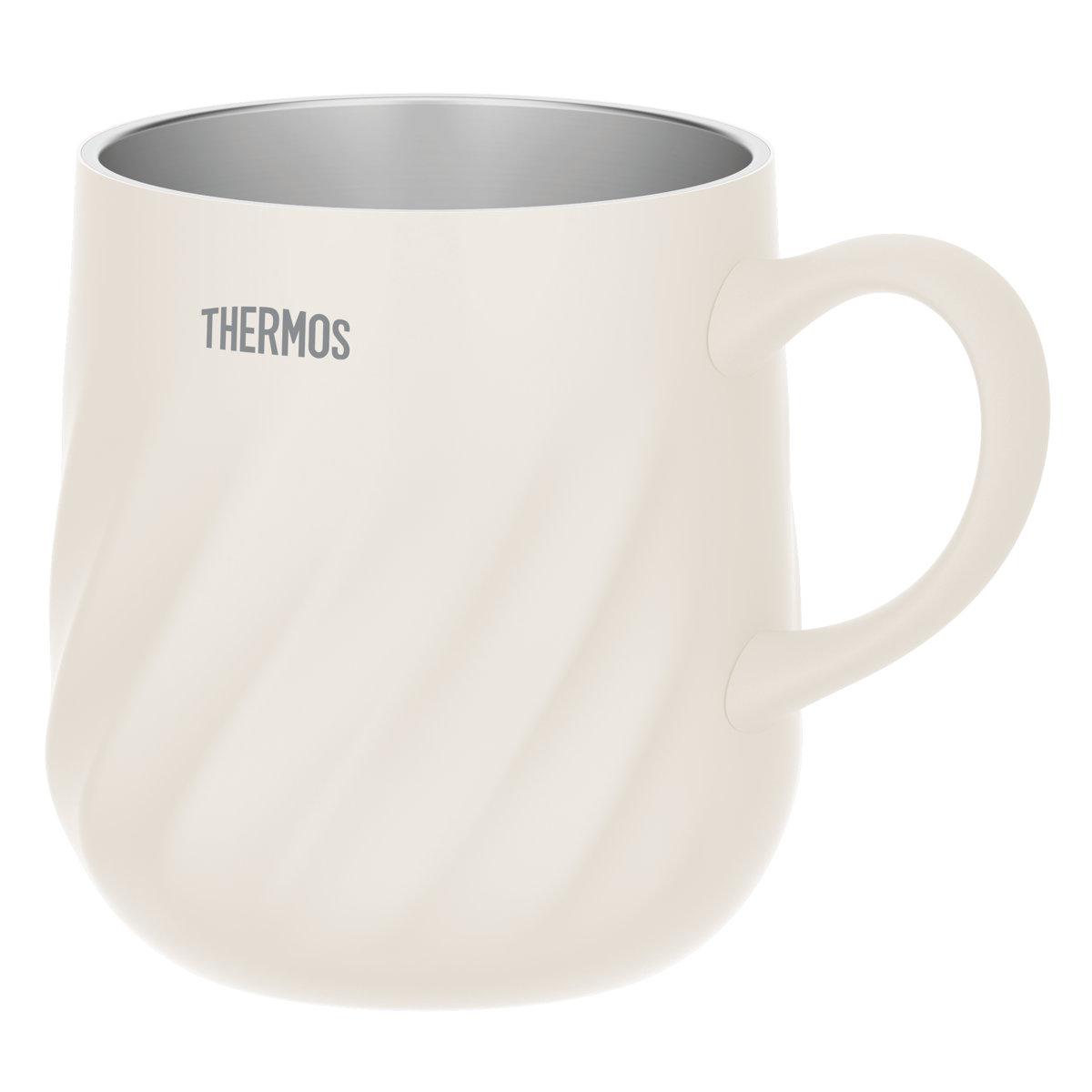 サーモス マグカップ 450ml 真空断熱 ( THERMOS ステンレス コップ マグ 保温 保冷 食洗機対応 おしゃれ かわいい 保温マグカップ 保冷マグカップ ホット アイス 魔法びん構造 ) 【アイボリー】 アイボリー