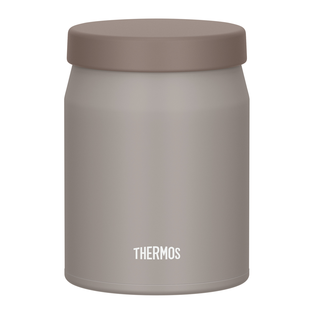 サーモス スープジャー 500ml 真空断熱スープジャー JEF-500 ( THERMOS 保温 保冷 食洗機対応 弁当箱 真空断熱 フードポット スープボトル 食洗機OK お弁当箱 ランチボックス ステンレス 無地 ランチジャー スープポット ) 【グレージュ】 グレージュ