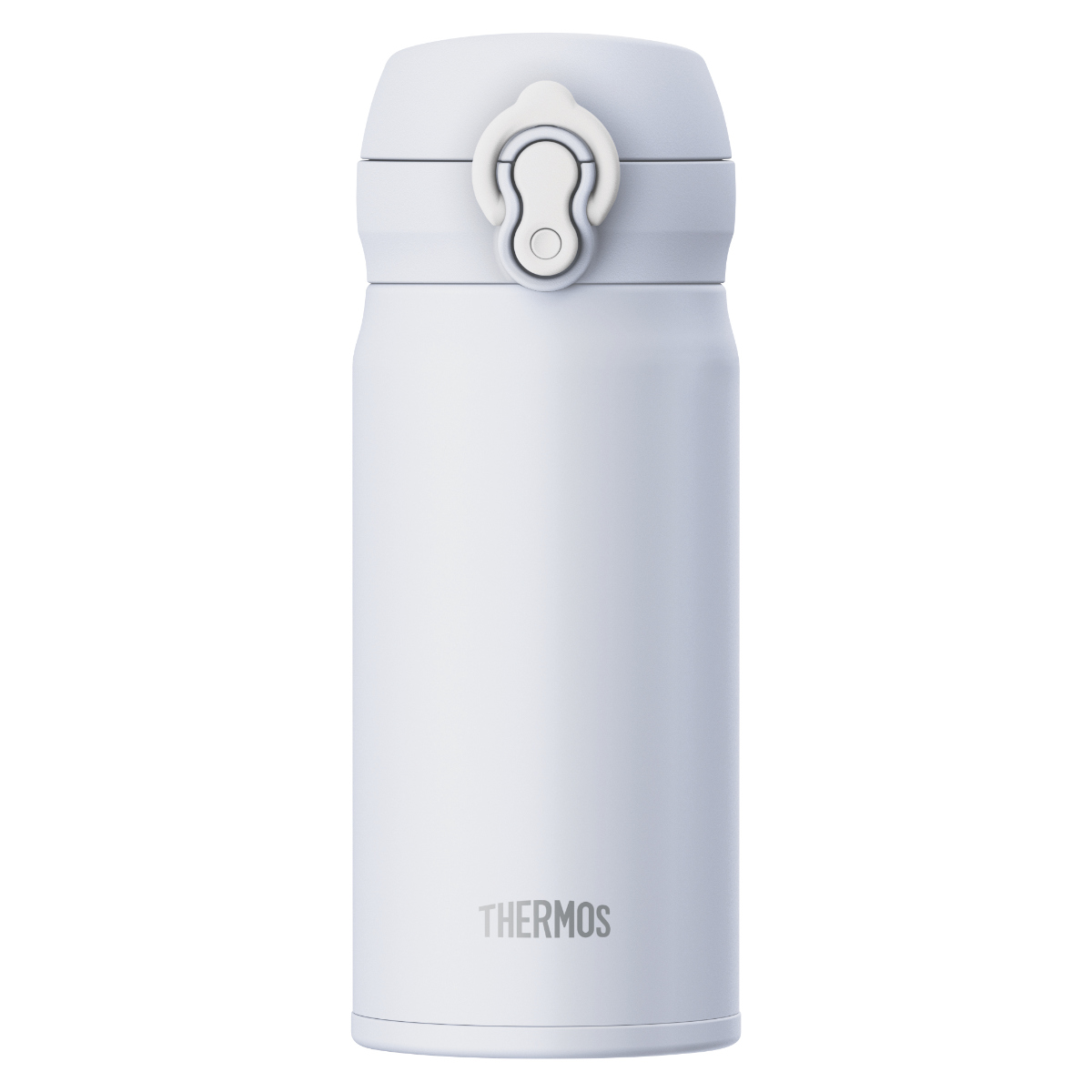 サーモス 水筒 350ml 真空断熱ケータイマグ ( THERMOS 保温 保冷 軽量 直飲み ステンレスボトル コンパクト ワンタッチ マグボトル マグ ボトル 真空断熱 ダイレクトボトル 直のみ すいとう ステンレス ワンプッシュ ) 【スノーホワイト】 スノーホワイト