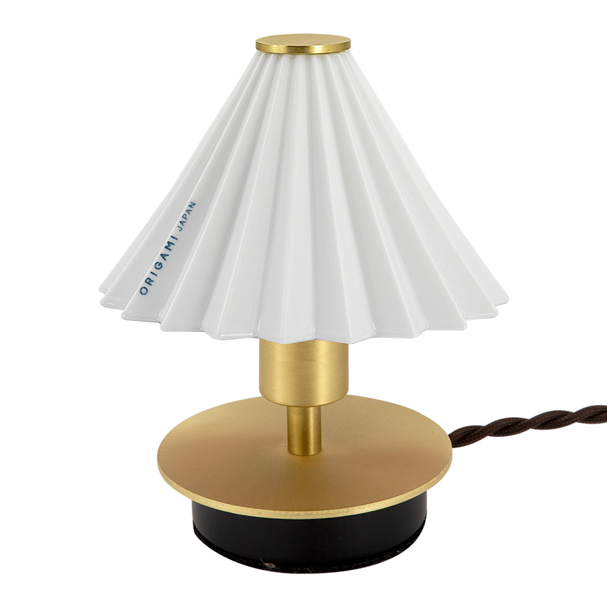 テーブルランプ ミニ LED電球付き ORIGAMI LAMP オリガミランプ 壁掛け可 gram eight グラムエイト ( ポータブルランプ コードレス 間接照明 卓上 PORTABLE ドリッパー ポータブルライト LED 充電プラグ付 卓上ライト ) 【ホワイト】 ホワイト