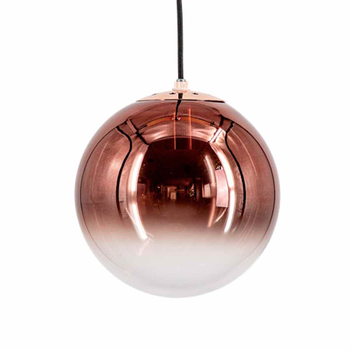 ペンダントライト 1灯 LED対応 KEUDA キューダ ガラス製 gram eight グラムエイト ( 天井照明 照明 照明器具 電気 ハーフミラー加工 球体 コード長さ調節 工事不要 ライト おしゃれ キッチン 廊下 ) 【コッパー】 コッパー