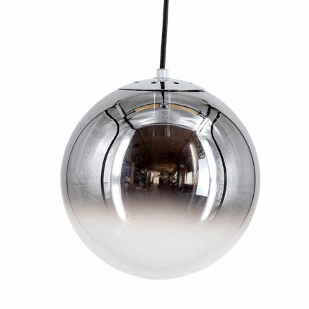 ペンダントライト 1灯 LED対応 KEUDA キューダ ガラス製 gram eight グラムエイト ( 天井照明 照明 照明器具 電気 ハーフミラー加工 球体 コード長さ調節 工事不要 ライト おしゃれ キッチン 廊下 ) 【シルバー】 シルバー