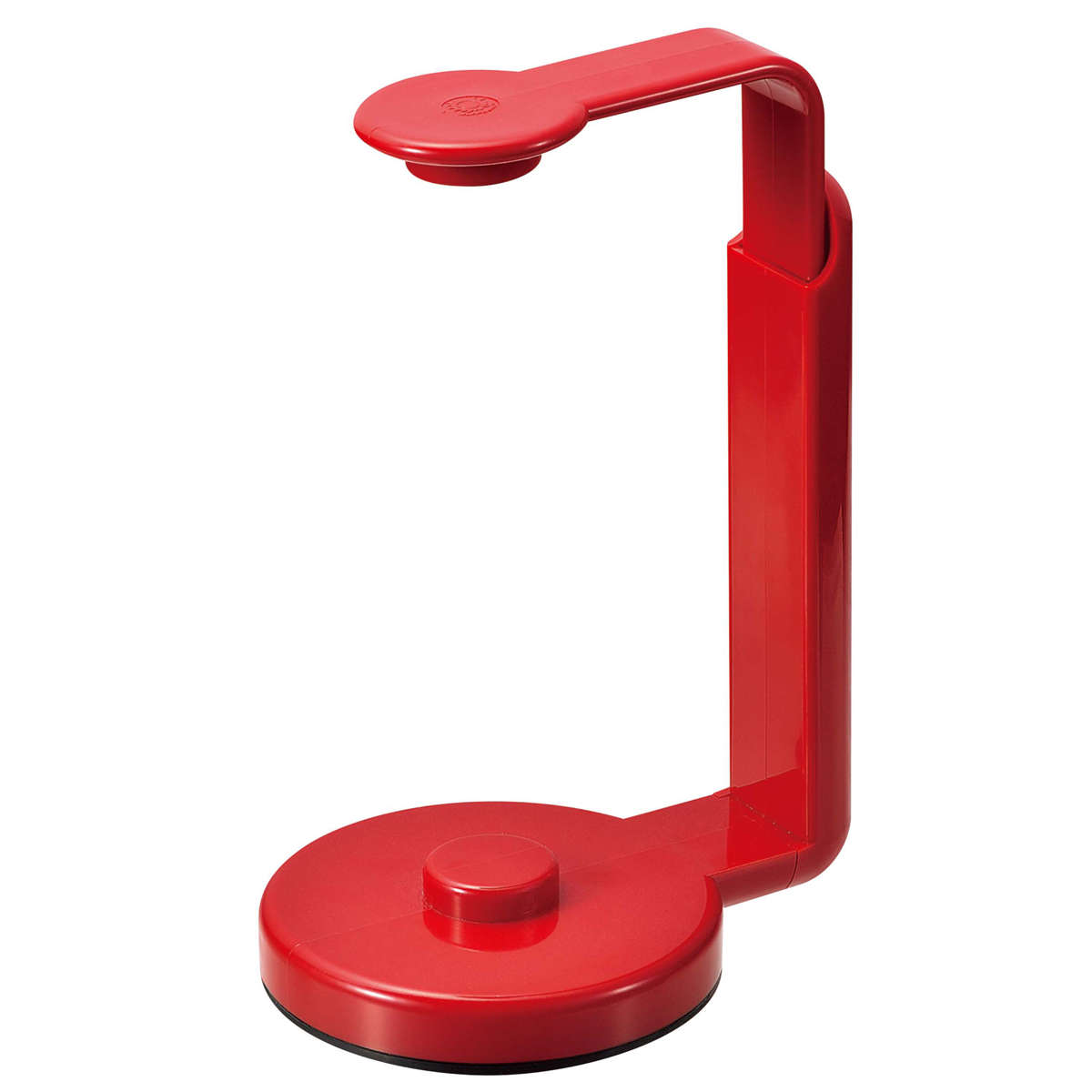 キッチンペーパーホルダー プラスチック ペーパータオルスタンド ( キッチンペーパースタンド ペーパーホルダー ペーパースタンド ロールスタンド 持ち運び ロールペーパーホルダー キッチンペーパー スタンド 立て 縦置き ) 【レッド】 レッド