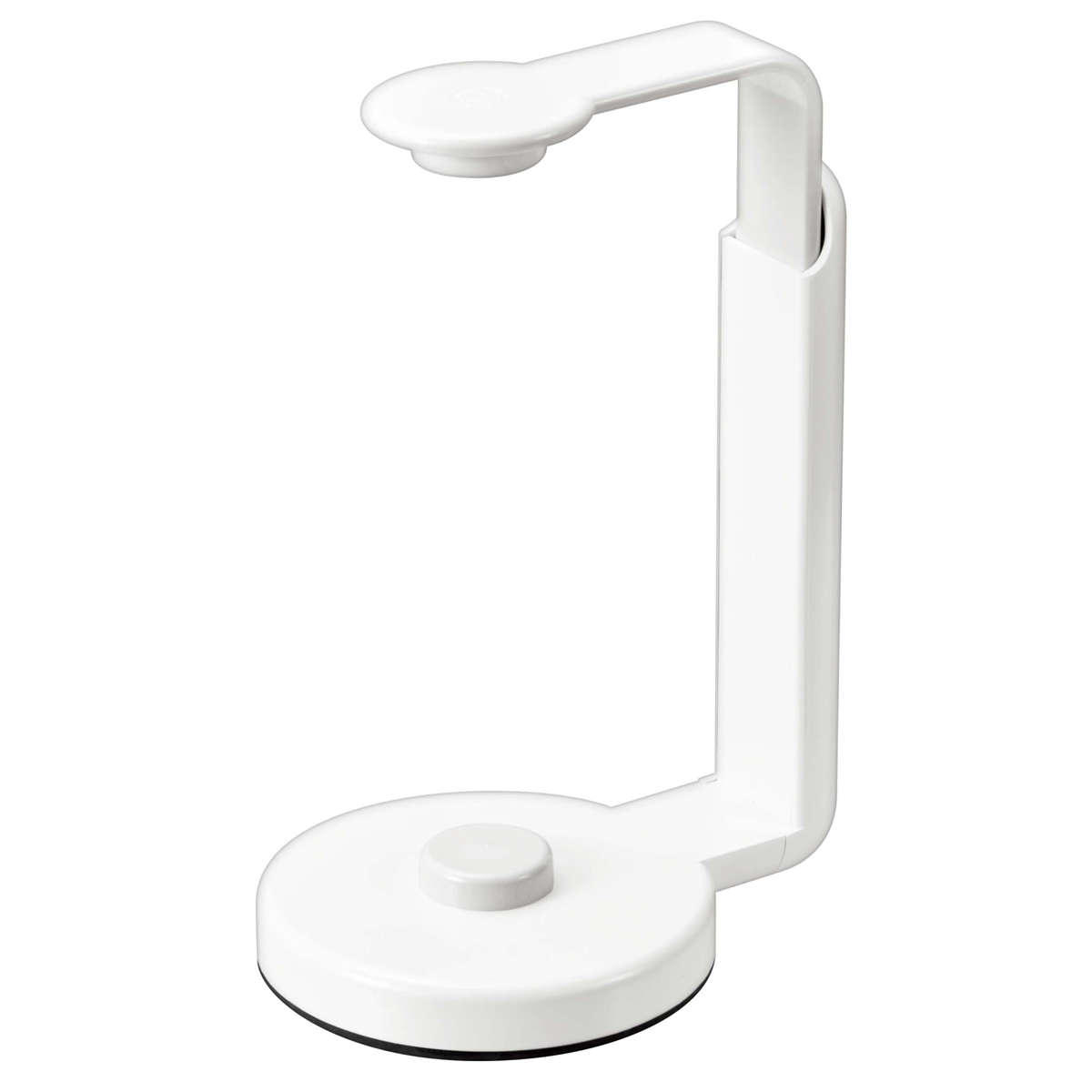 キッチンペーパーホルダー プラスチック ペーパータオルスタンド ( キッチンペーパースタンド ペーパーホルダー ペーパースタンド ロールスタンド 持ち運び ロールペーパーホルダー キッチンペーパー スタンド 立て 縦置き ) 【ホワイト】 ホワイト