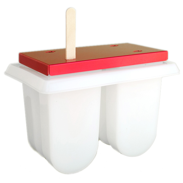 アイスキャンディーメーカー 4P アイス アルミニウム ( アイスキャンディー メーカー 型 棒付き アイスキャンディ アイスキャンデー アイス型 手軽 )