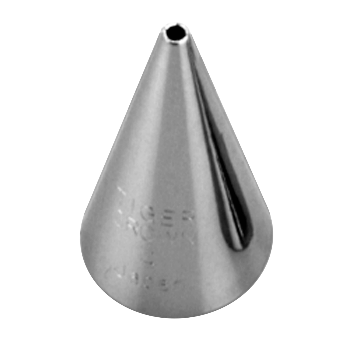 口金 手作り口金 小 #4 ( タイガークラウン クリーム絞り クリーム用口金 お菓子作り 製菓道具 生クリーム ホイップ デコレーション ケーキ ケーキ作り 1.5mm )