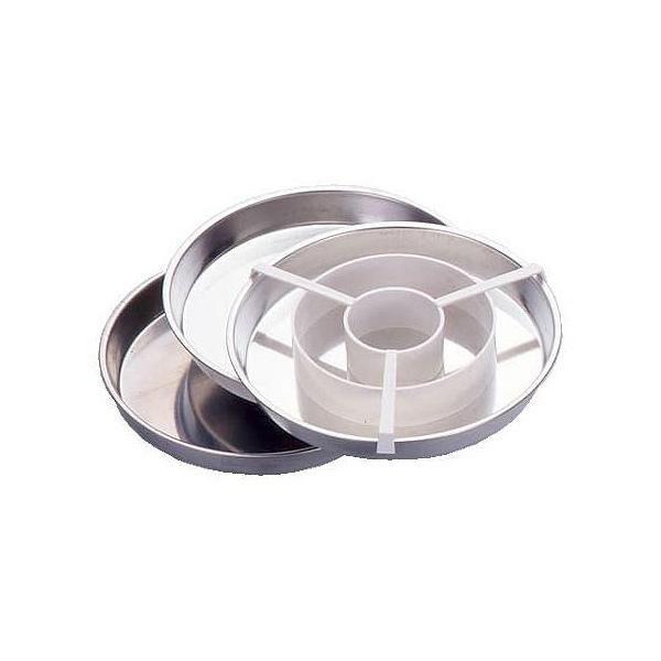 ケーキ型 チェッカーズボードケーキ型 焼き型 スチール製 アルミメッキ ( 丸型 製菓道具 洋菓子型 お菓子作り )