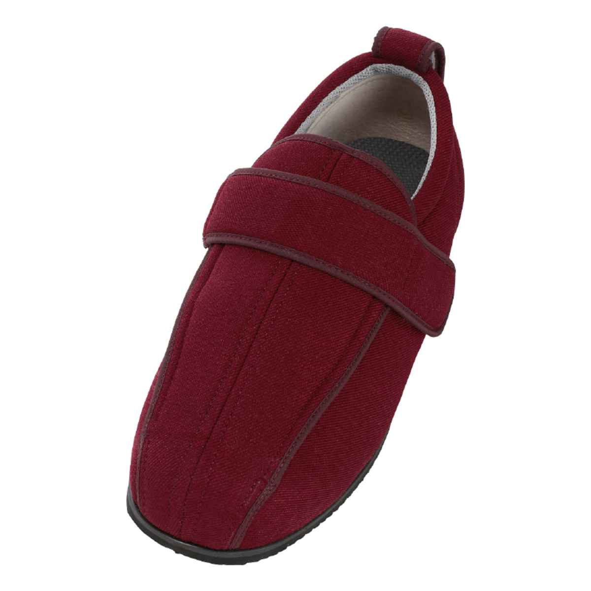 介護シューズ あゆみ ケアフル3 左足 7E S~5L 外出用 ( 介護靴 靴 片足 大きいサイズ レディース メンズ 軽量 転倒予防 撥水 抗菌 防臭 介護用 おしゃれ ケアシューズ お出かけ リハビリ 男女兼用 高齢者 幅広 甲高 軽い ) 【ワインM】 ワインM