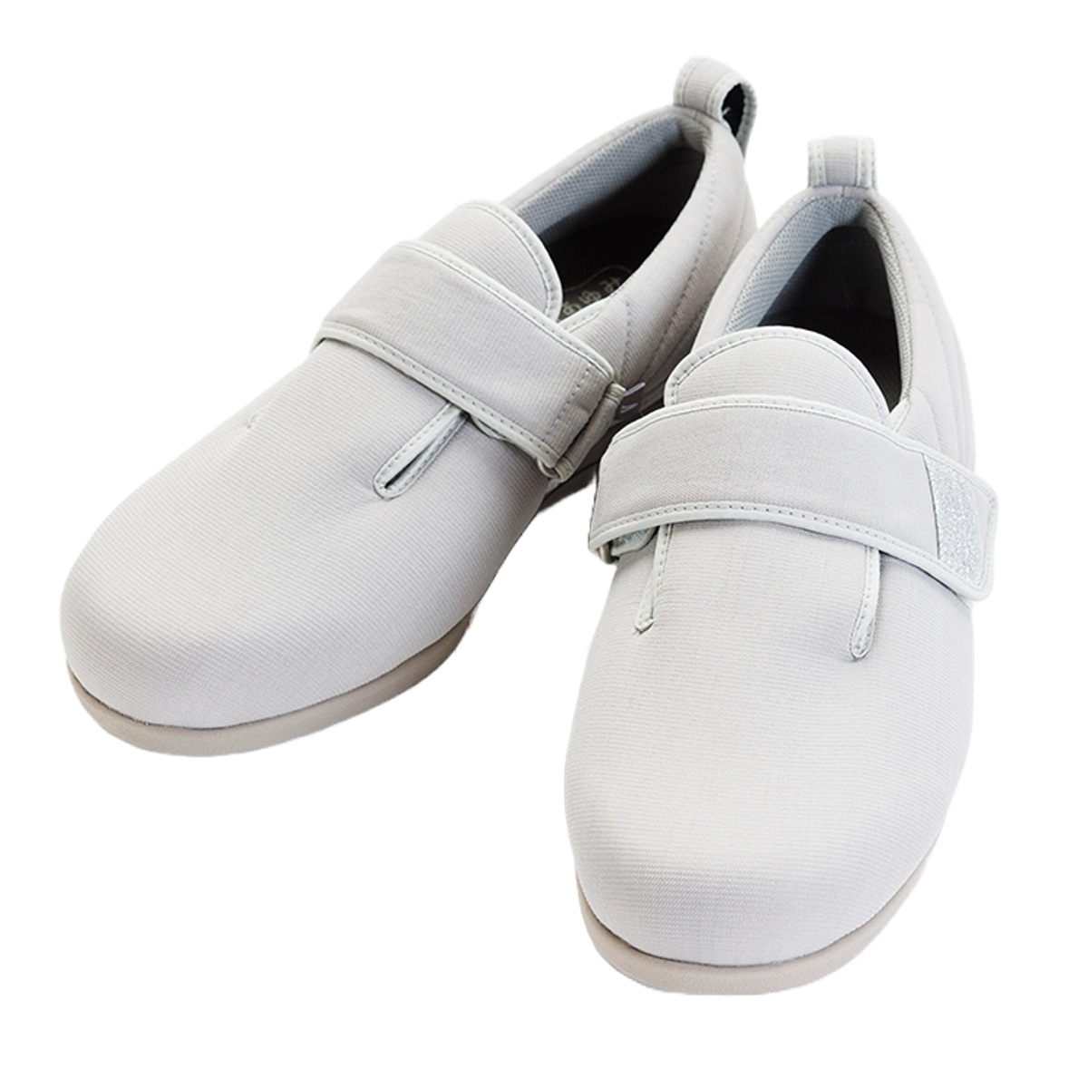 介護シューズ あゆみ ダブルマジック 3 両足 3E 凛 S~3L 施設用 ( 介護靴 靴 レディース メンズ 軽量 転倒予防 撥水 抗菌 防臭 介護用 おしゃれ あゆみ ケアシューズ 施設 屋内 男女兼用 高齢者 幅広 甲高 履きやすい 軽い ) 【シルバー L】 シルバー L