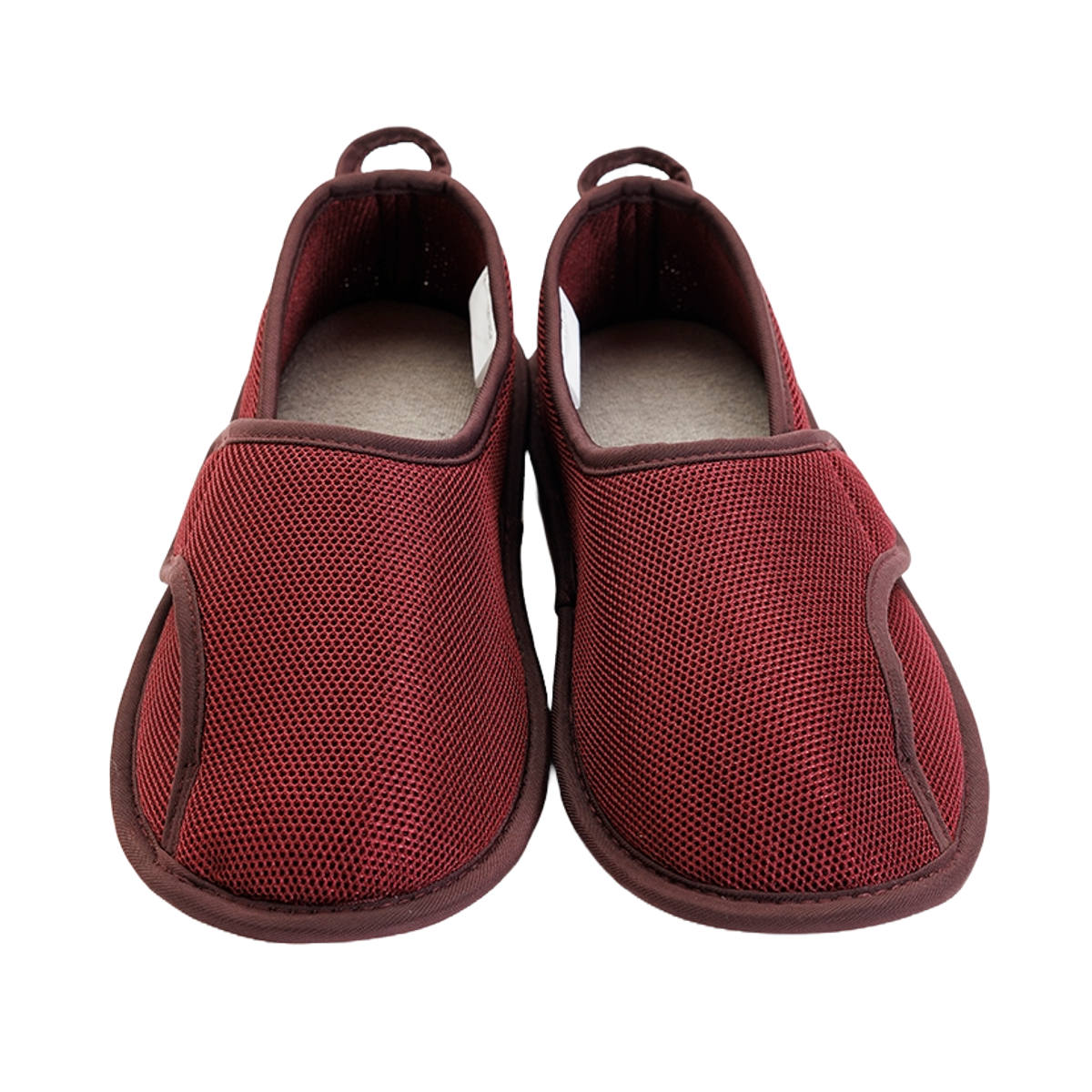 介護シューズ あゆみ 早快マジック2 レギュラー 両足 3E S~4L 入院用 ( 介護靴 靴 幅広 履きやすい 前開き 軽い 洗える レディース メンズ 高齢者 院内 室内 自宅 軽量 転倒予防 介護用 男女兼用 メッシュ 室内履き ) 【ワインLL】 ワインLL