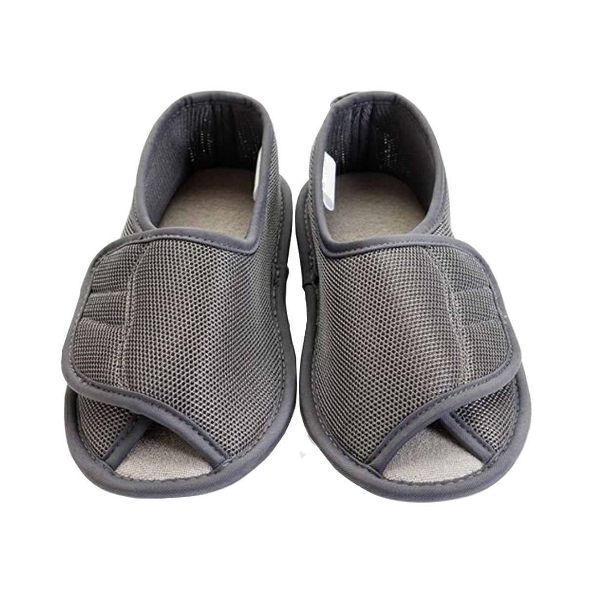 介護シューズ あゆみ 早快マジック2 オープン 両足 3E S~4L 入院用 ( 介護靴 靴 幅広 甲高 履きやすい 前開き 軽い 洗える レディース メンズ 高齢者 院内 室内 自宅 軽量 転倒予防 介護用 男女兼用 メッシュ 室内履き ) 【グレー3L】 グレー3L