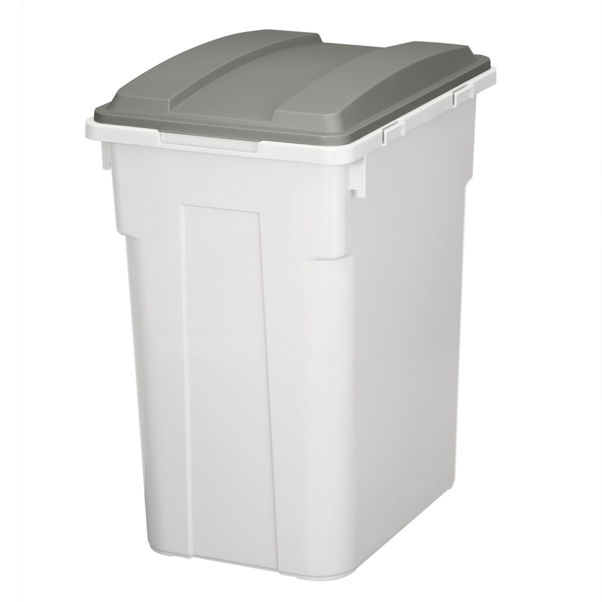 ゴミ箱 70L 連結カラー分別ペール 屋外兼用 ( ごみ箱 70リットル ふた付き 角型 屋外 連結 大容量 プラスチック キッチン 連結できる 庭 外 フタ付き 袋 見えない 屋内 台所 ダイニング ランドリー ) 【ダークグレー】 ダークグレー