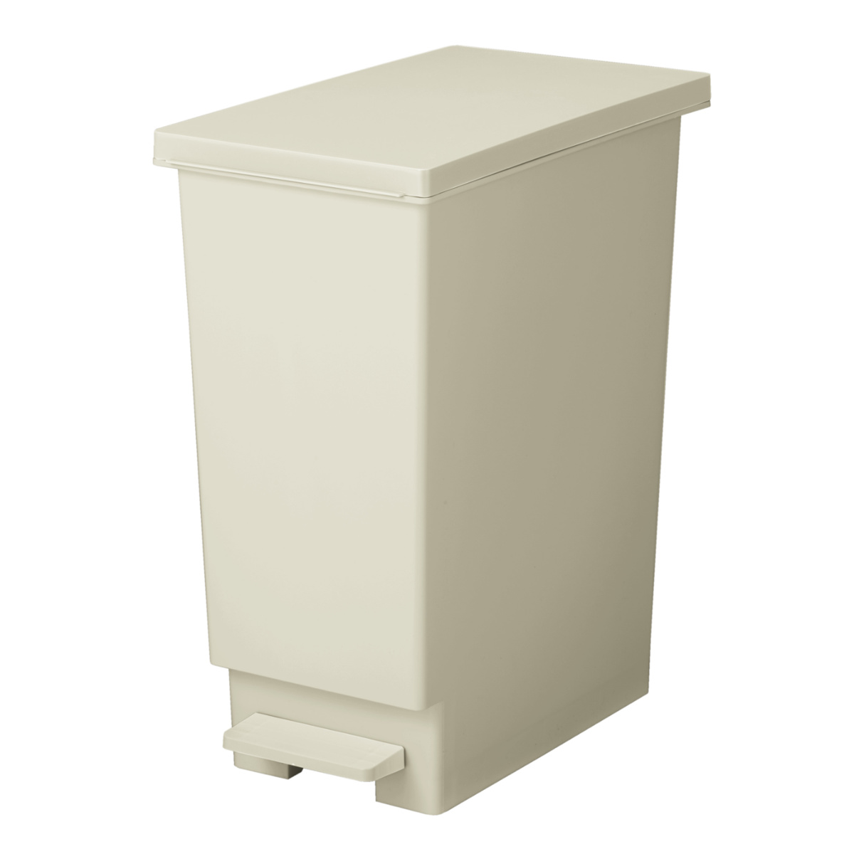 ゴミ箱 45L スリムペダル ふた付き ( ごみ箱 45リットル スリム ペダル キッチン 分別 ダストボックス 縦型 シンプル おしゃれ 分別ゴミ箱 蓋付き 屑入れ 屑箱 袋止め ペール 台所 リビング 部屋 子供 大容量 ペダル式 ) 【グレー】 グレー