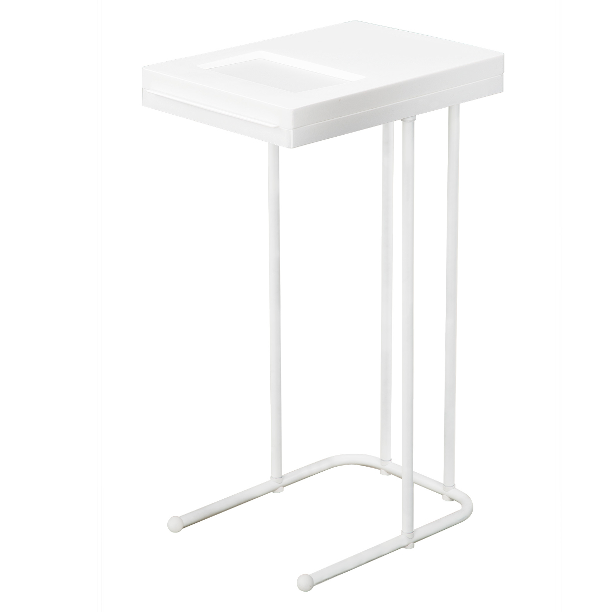 ゴミ箱 45L 同色2個セット ユニード ゴミ袋ホルダー 小窓付き ( ごみ箱 45リットル ポリ袋ホルダー 分別 スリム ふた付き 袋ホルダー 大容量 棚下 収納 省スペース 清潔 ゴミ袋 ホルダー 中身が見える ) 【ホワイト】 ホワイト